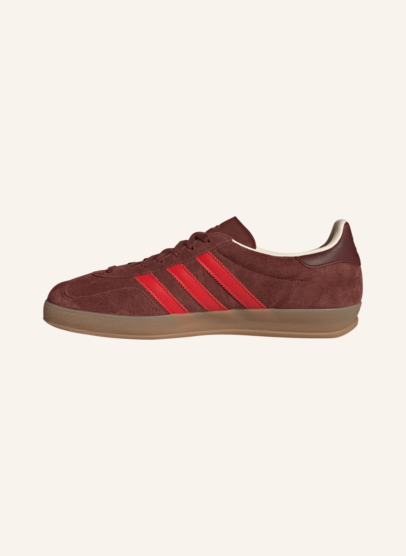 adidas Originals GAZELLE INDOOR sneaker: BROWN / RED