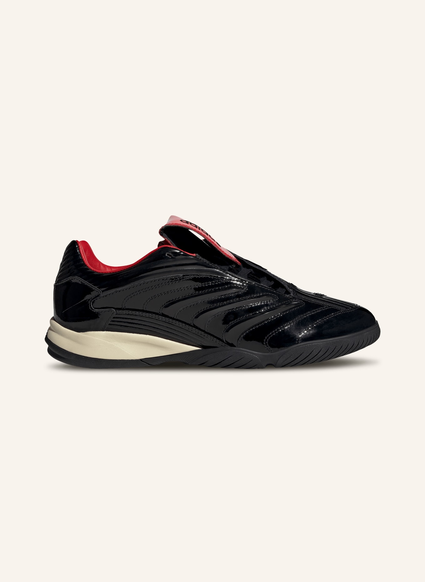 adidas Originals Lakované tenisky PREDATOR SALA: ČERNÁ / ČERVENÁ