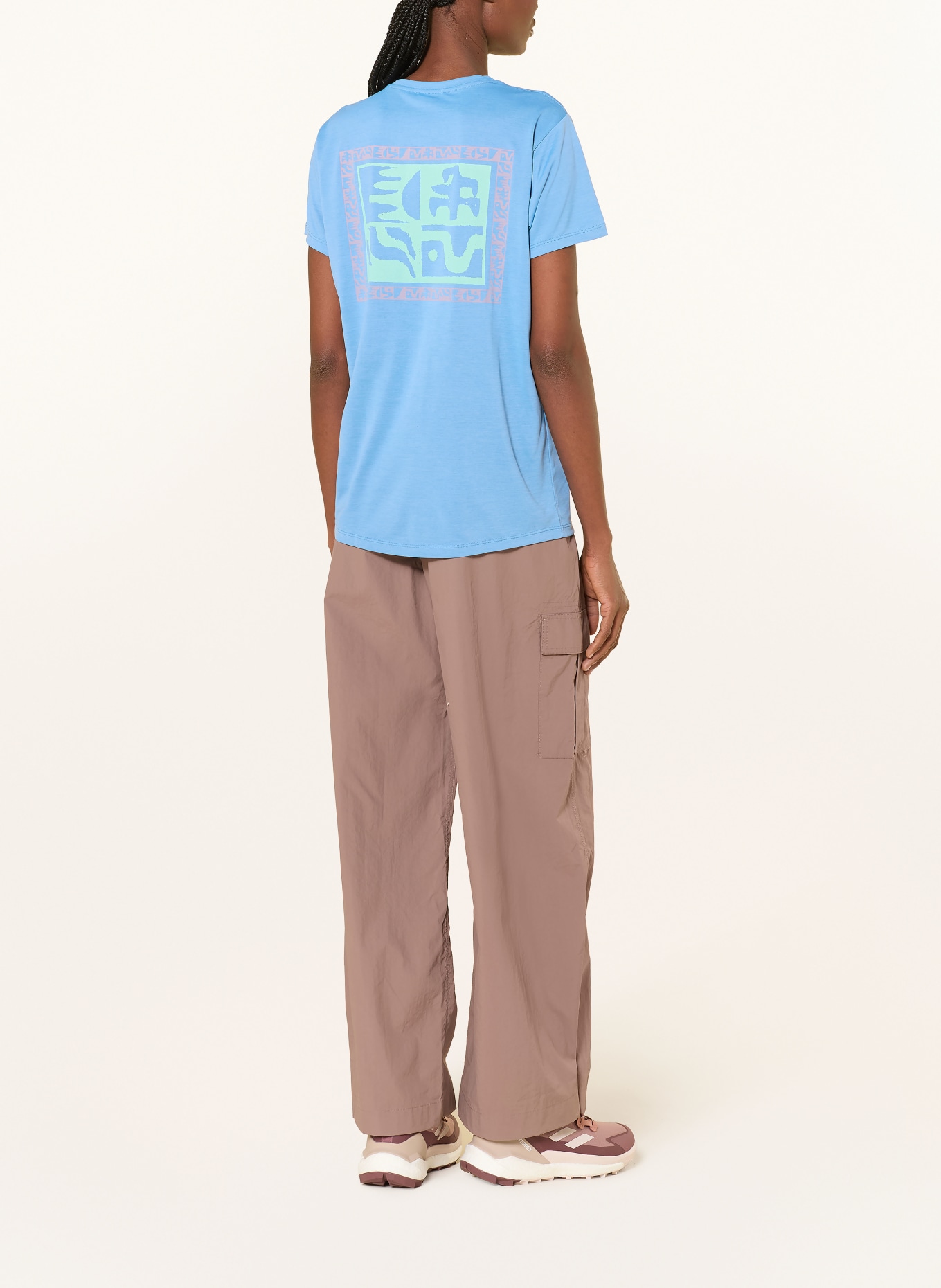 patagonia Tričko CAPILENE® COOL DAILY: MODRÁ