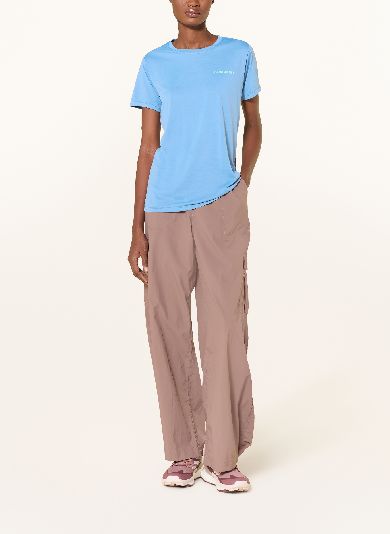 patagonia Tričko CAPILENE® COOL DAILY: MODRÁ