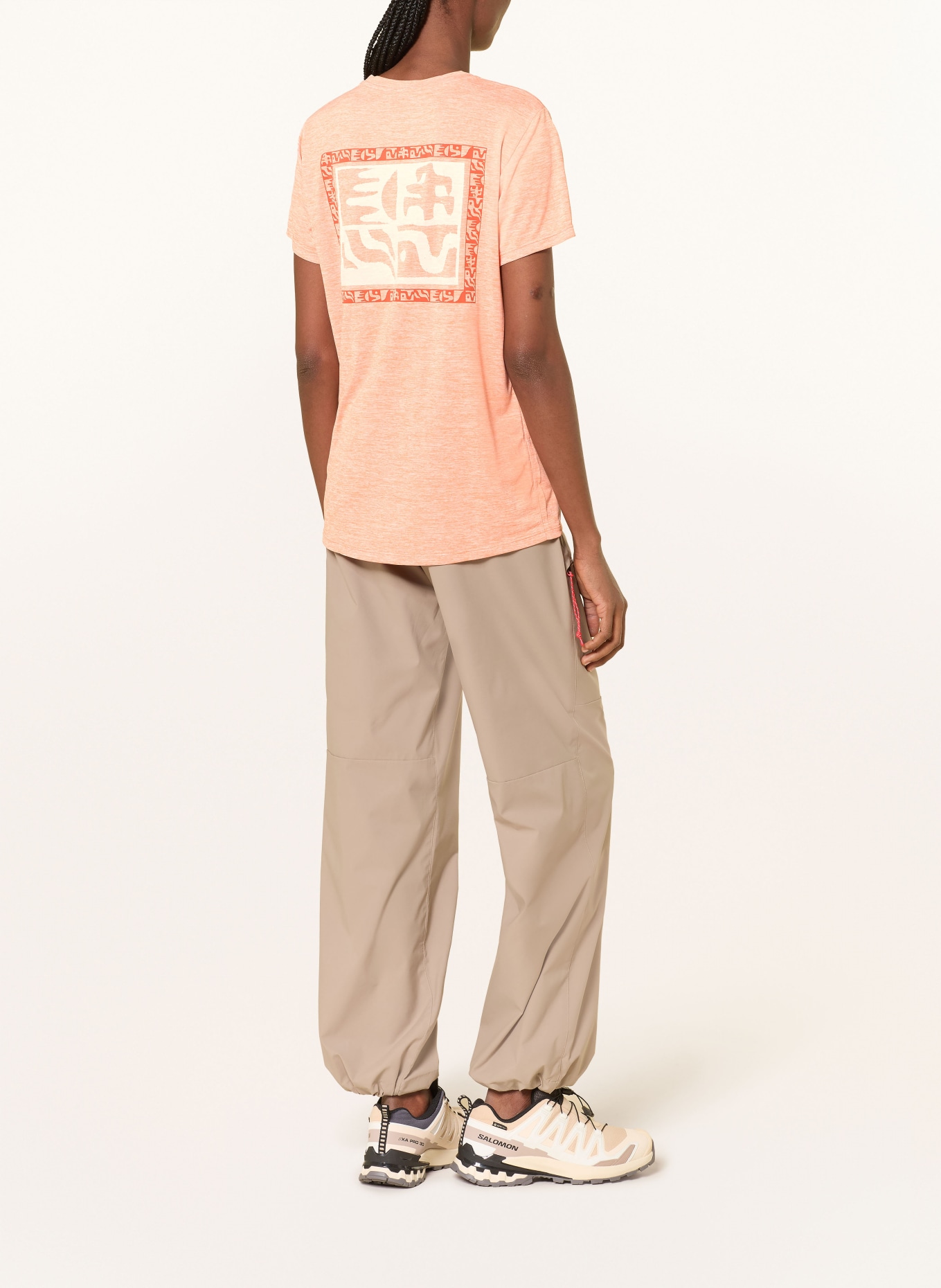 patagonia Tričko CAPILENE® COOL DAILY: TMAVĚ ORANŽOVÁ