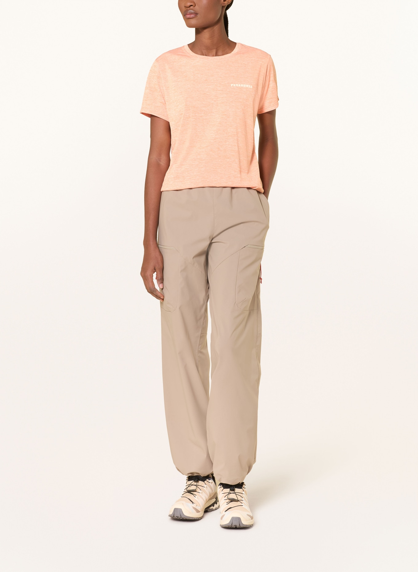 patagonia Tričko CAPILENE® COOL DAILY: TMAVĚ ORANŽOVÁ