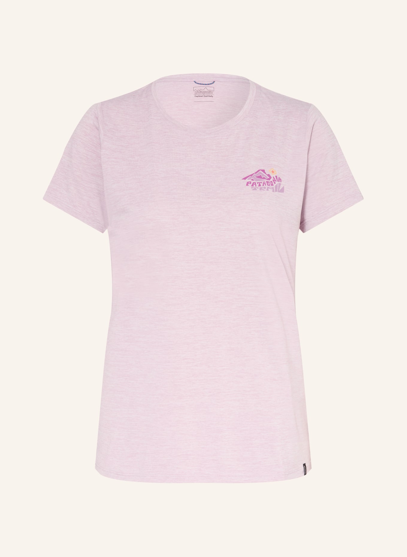 patagonia Tričko CAPILENE® COOL DAILY: RŮŽOVÁ