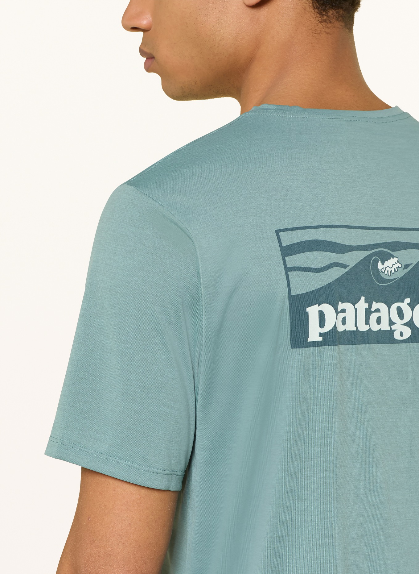 patagonia Functioneel shirt CAPILENE® COOL DAILY: LICHTBLAUW