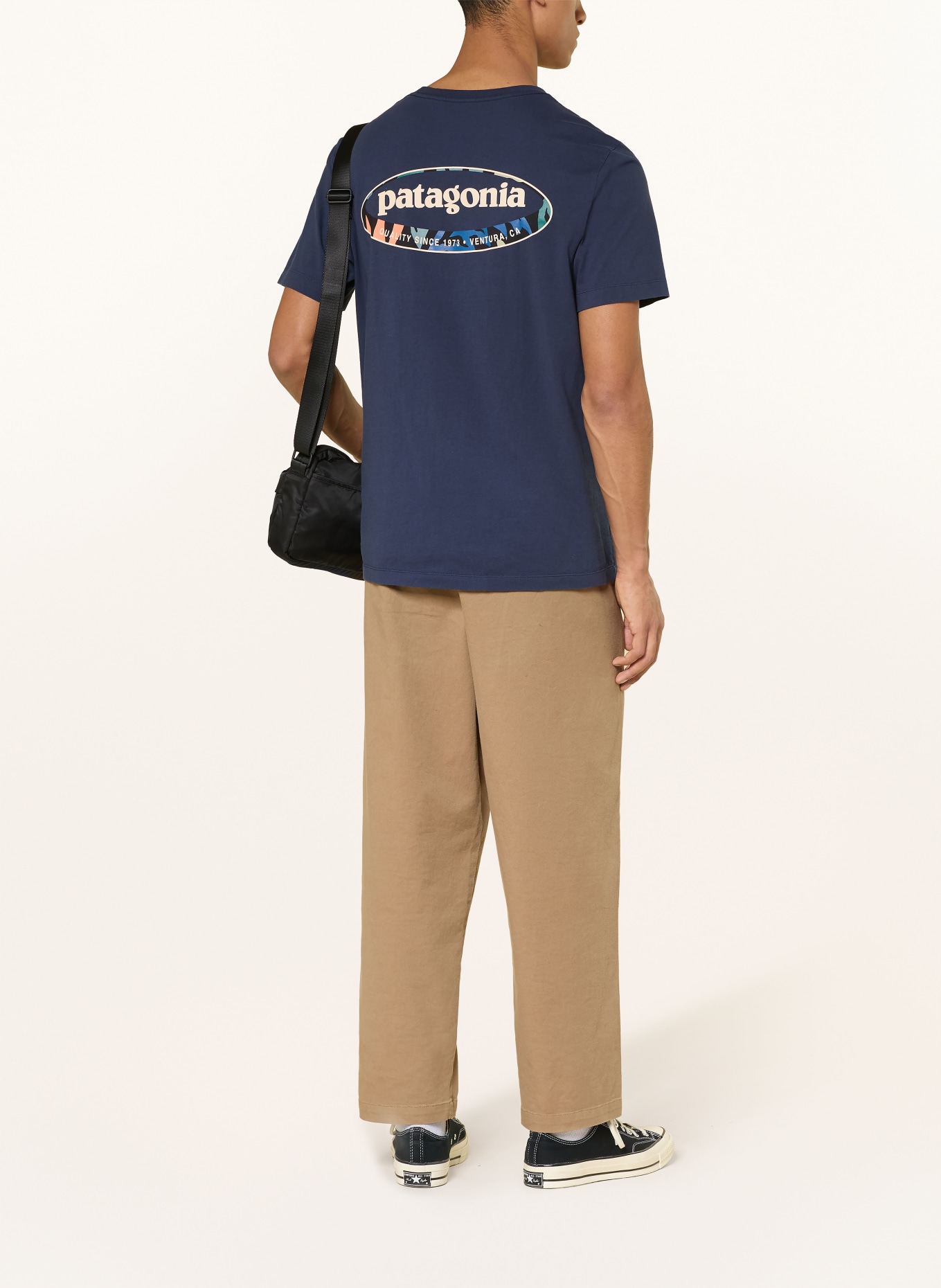 patagonia Tričko M'S '95: TMAVĚ MODRÁ / BÍLÁ