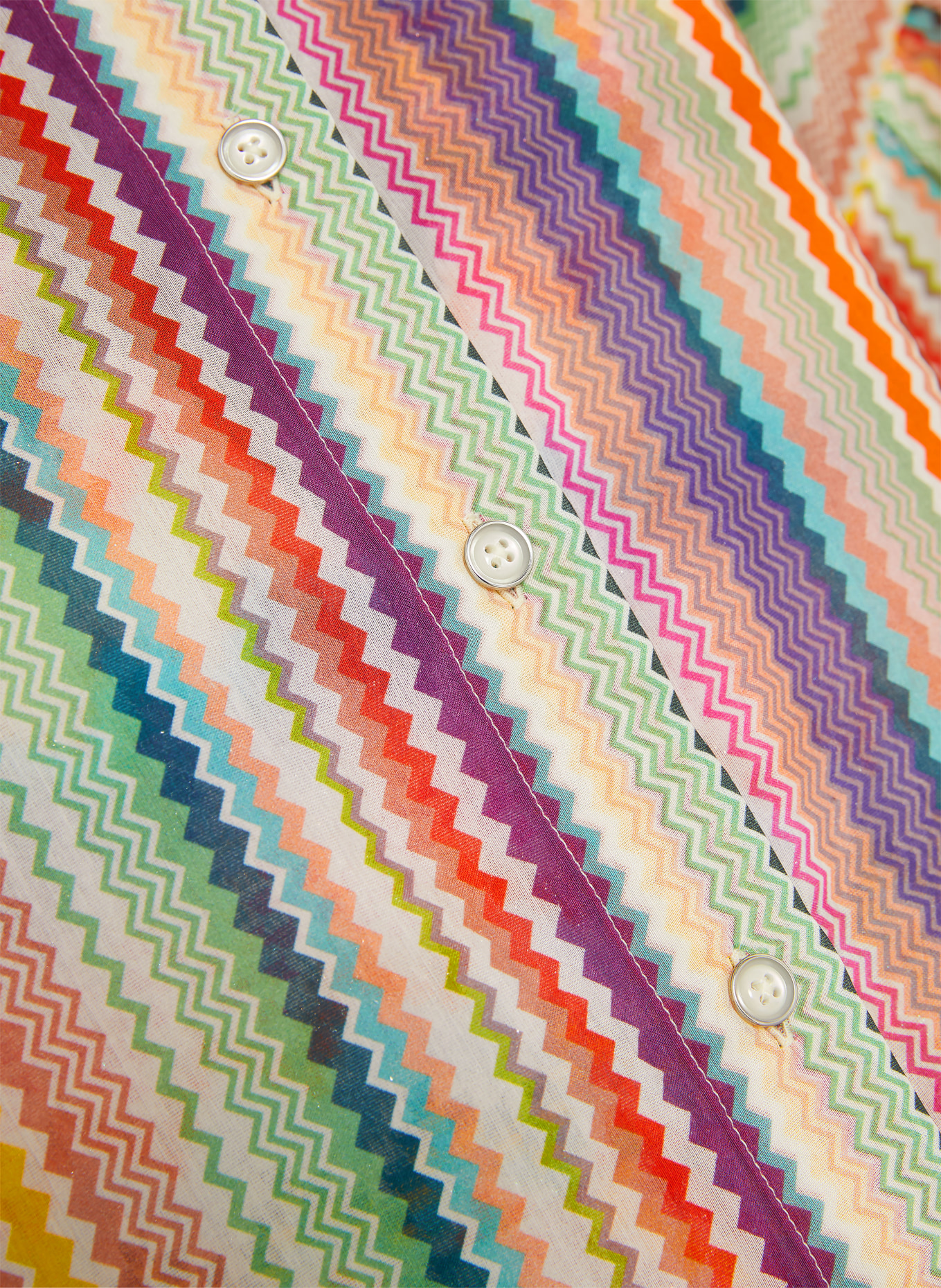 MISSONI Strandkleid: ORANGE / PINK / TÜRKIS