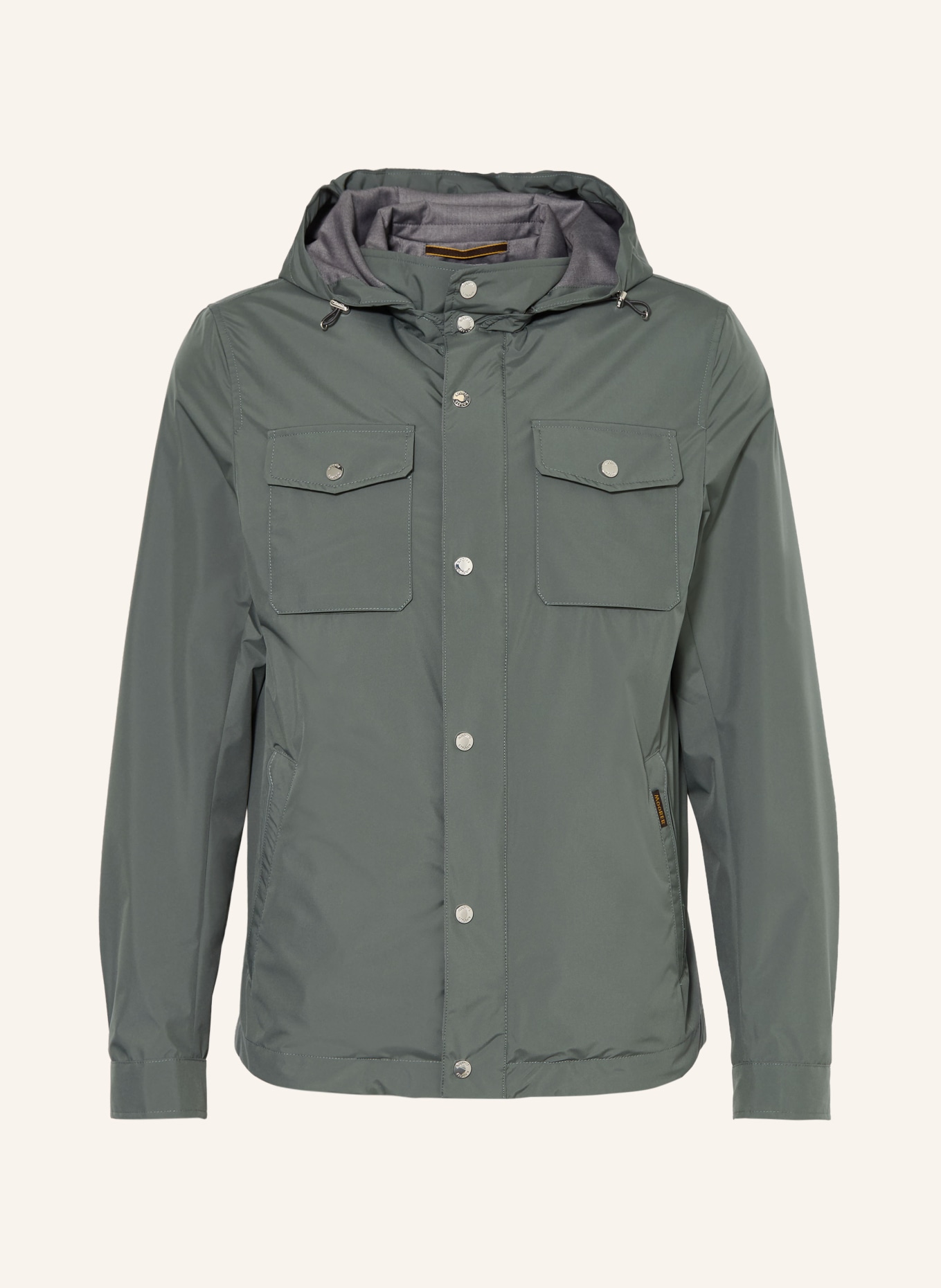 MOORER Blouson FENZI mit abnehmbarer Kapuze: PETROL