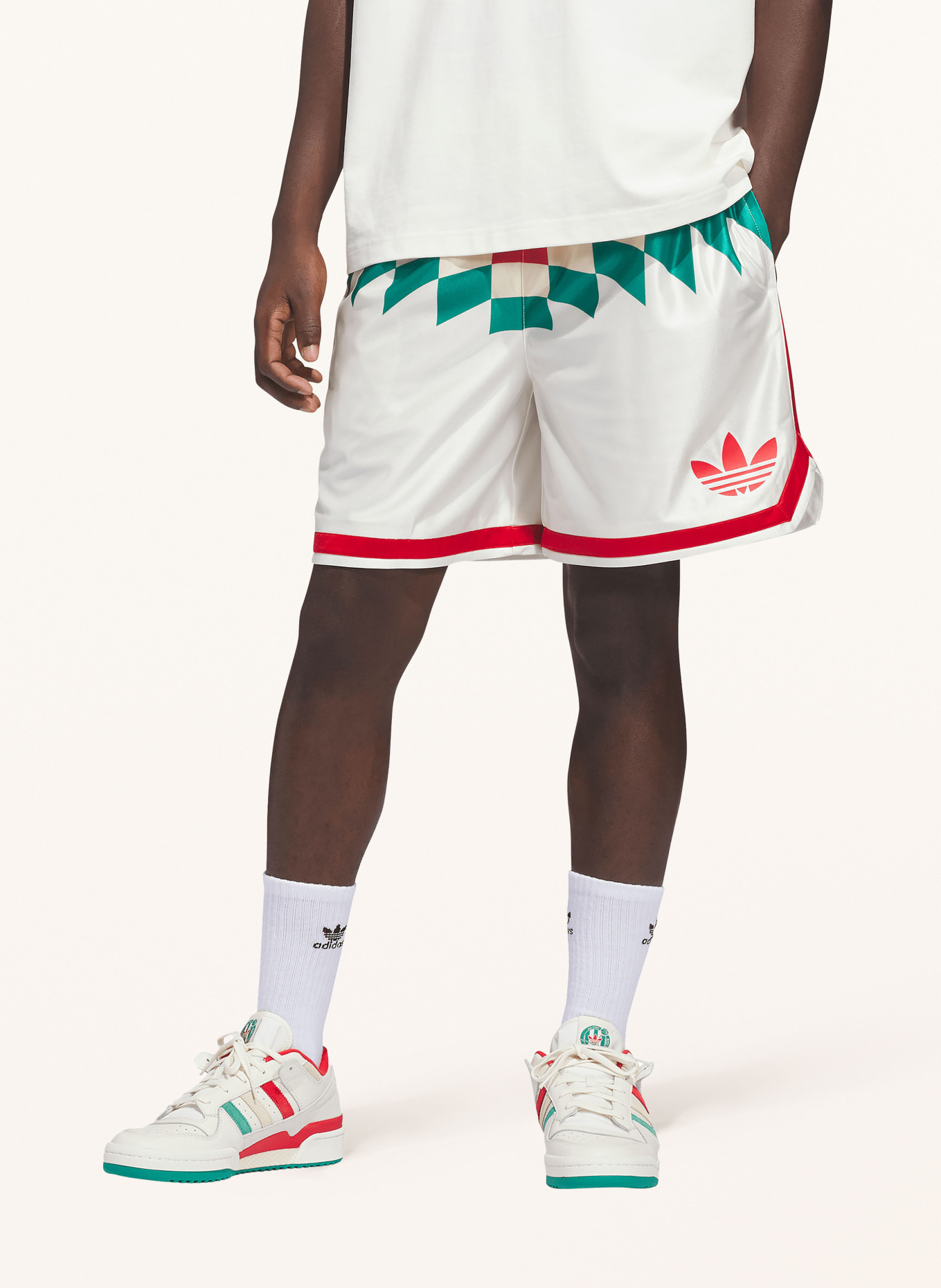 adidas Šortky DIAMOND PACK: REŽNÁ / ČERVENÁ / ZELENÁ