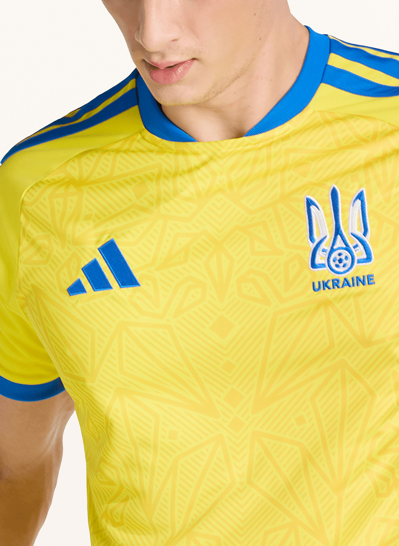 adidas Domácí dres UKRAJINA 26: ŽLUTÁ / MODRÁ