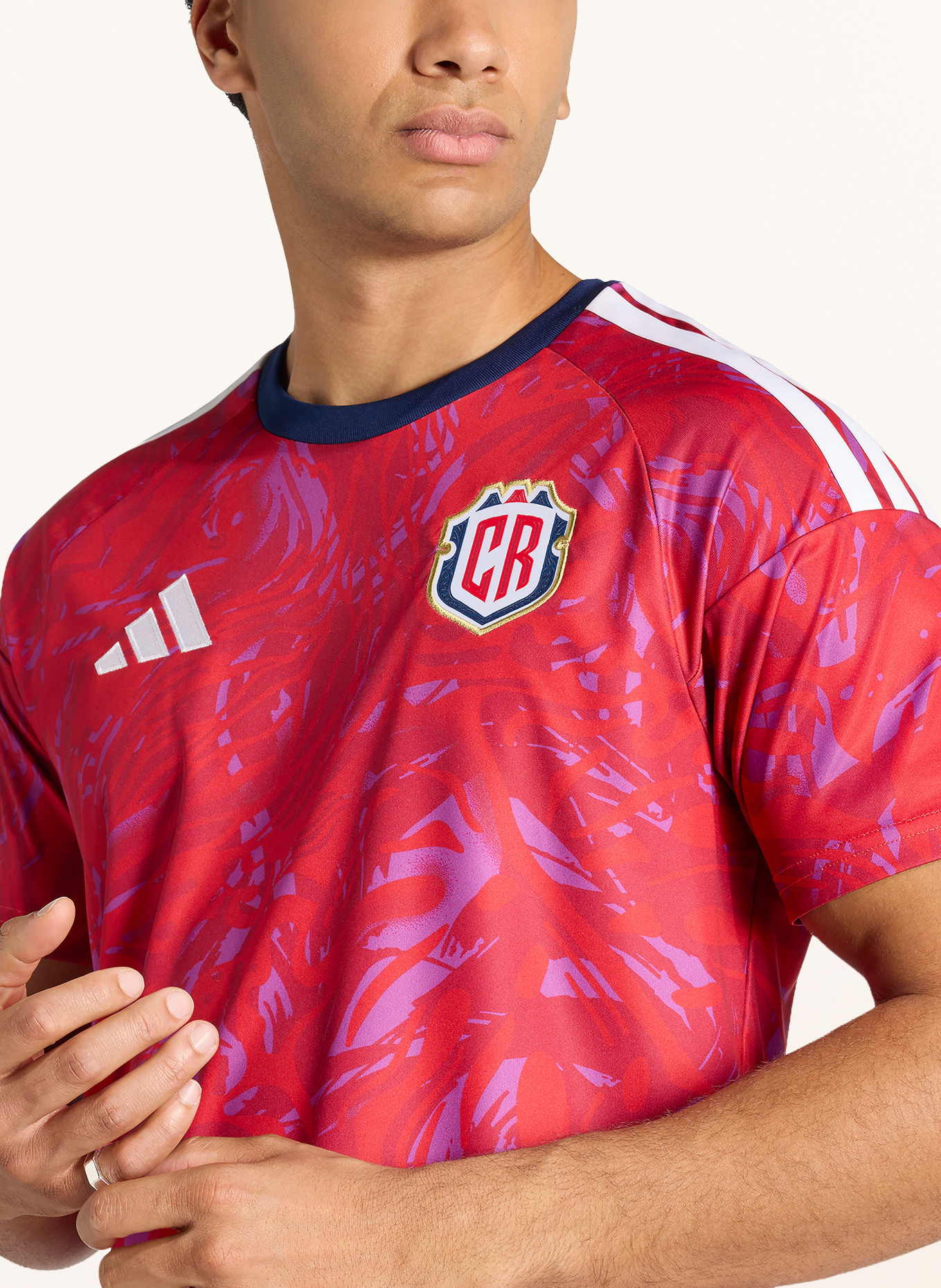 adidas Heimtrikot COSTA RICA 26 für Herren: ROT / BLAU / WEISS