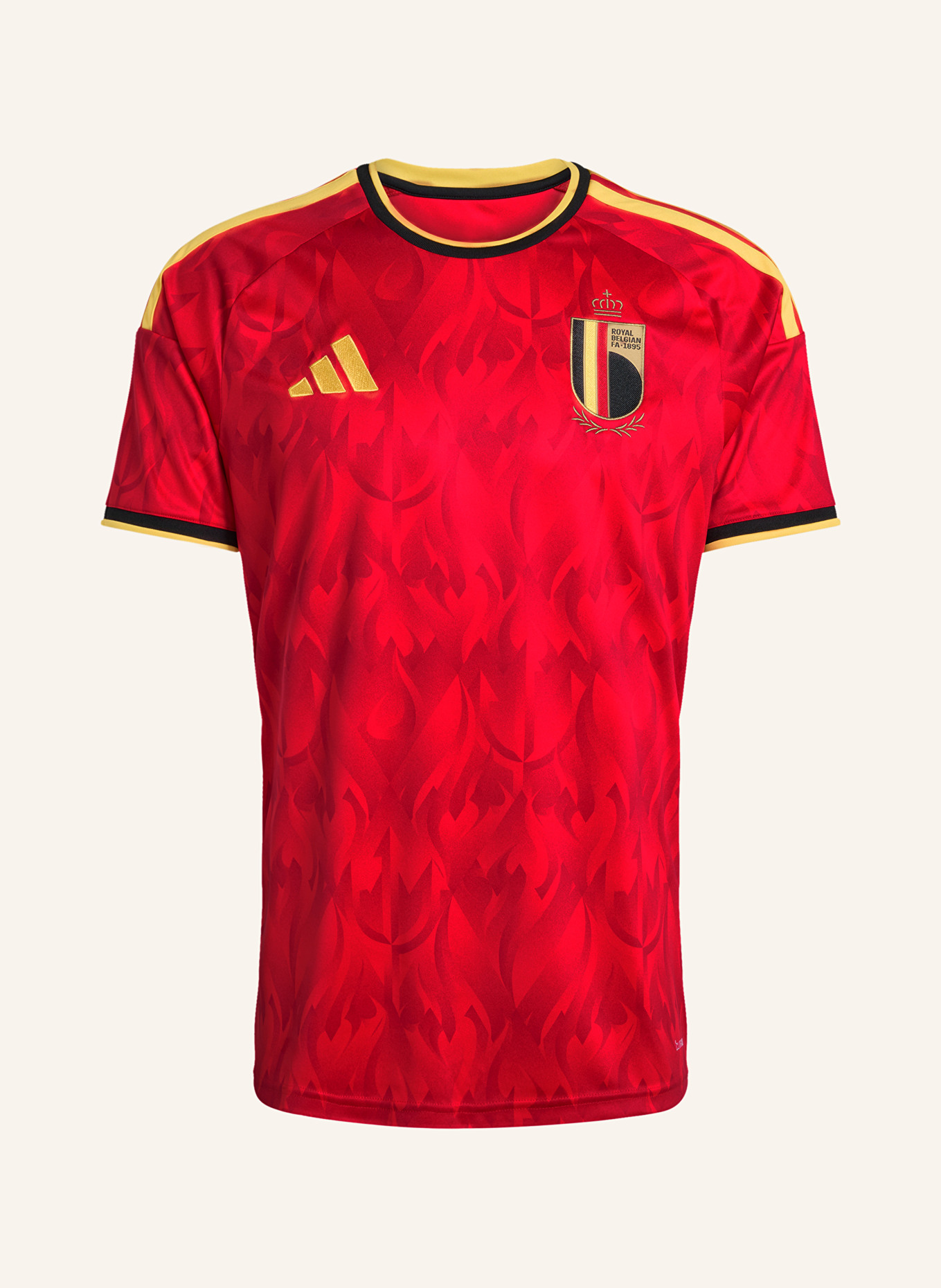 adidas Heimtrikot BELGIEN 26 für Herren: ROT / GELB / SCHWARZ