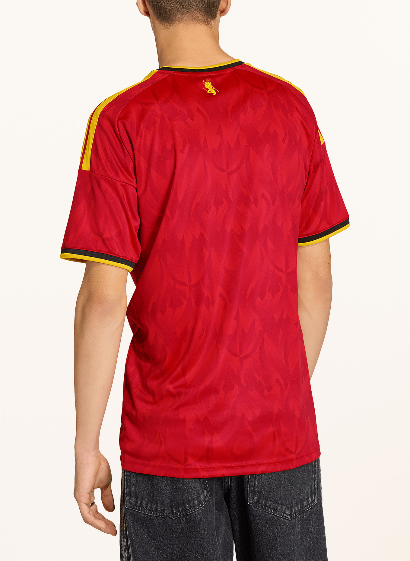 adidas Heimtrikot BELGIEN 26 für Herren: ROT / GELB / SCHWARZ