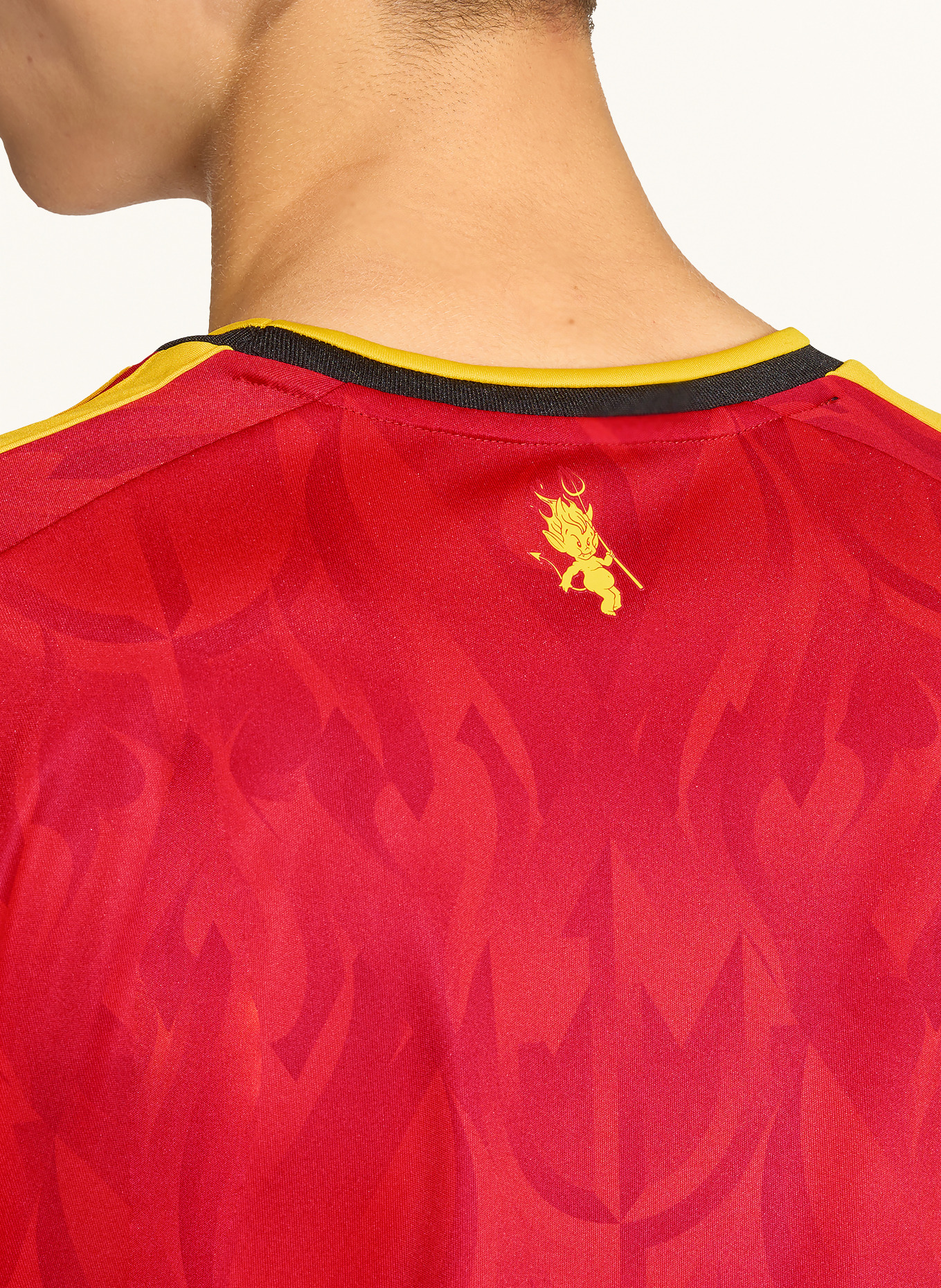 adidas Heimtrikot BELGIEN 26 für Herren: ROT / GELB / SCHWARZ
