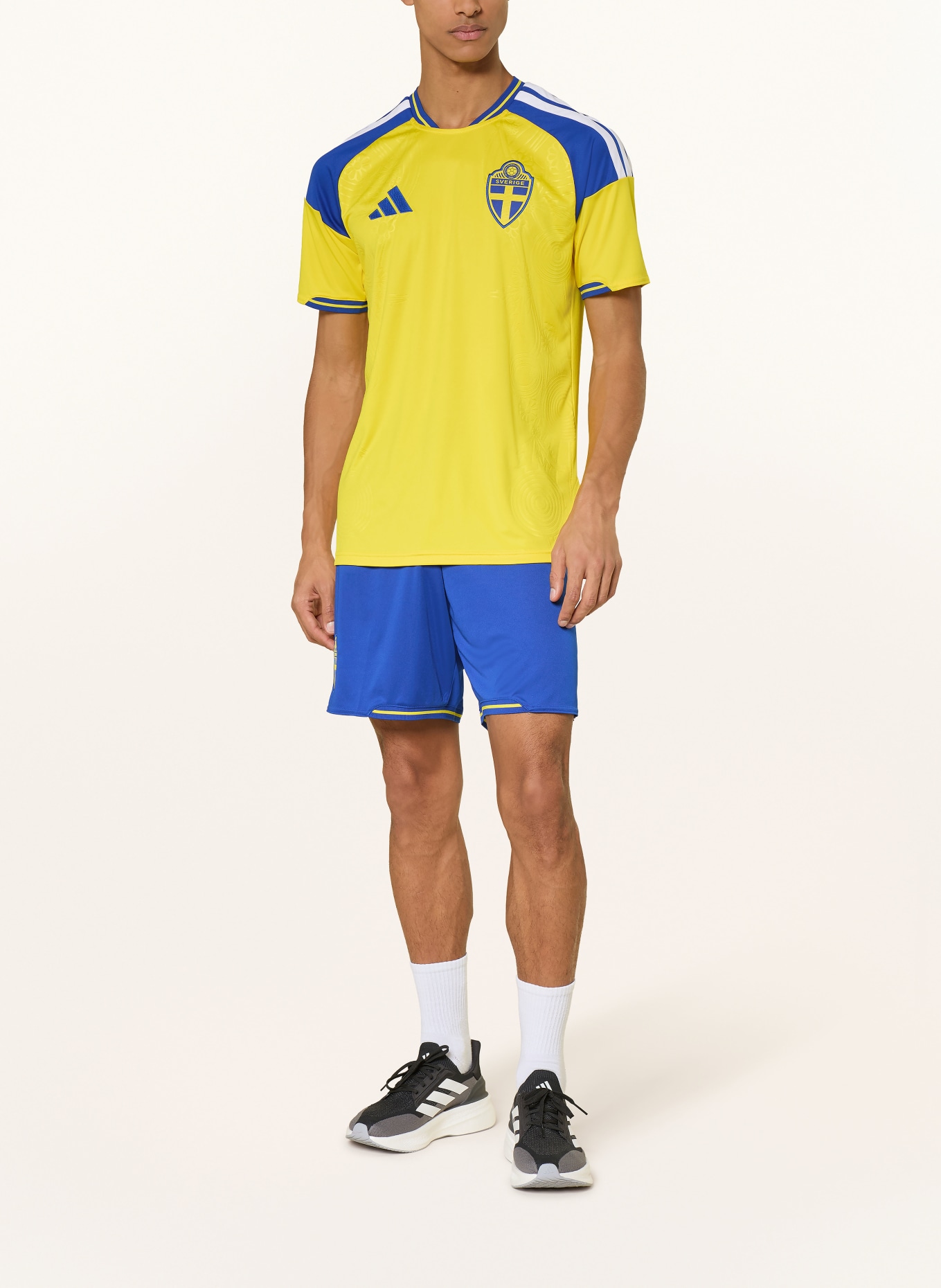 adidas Heimtrikothose SCHWEDEN 26: BLAU / WEISS