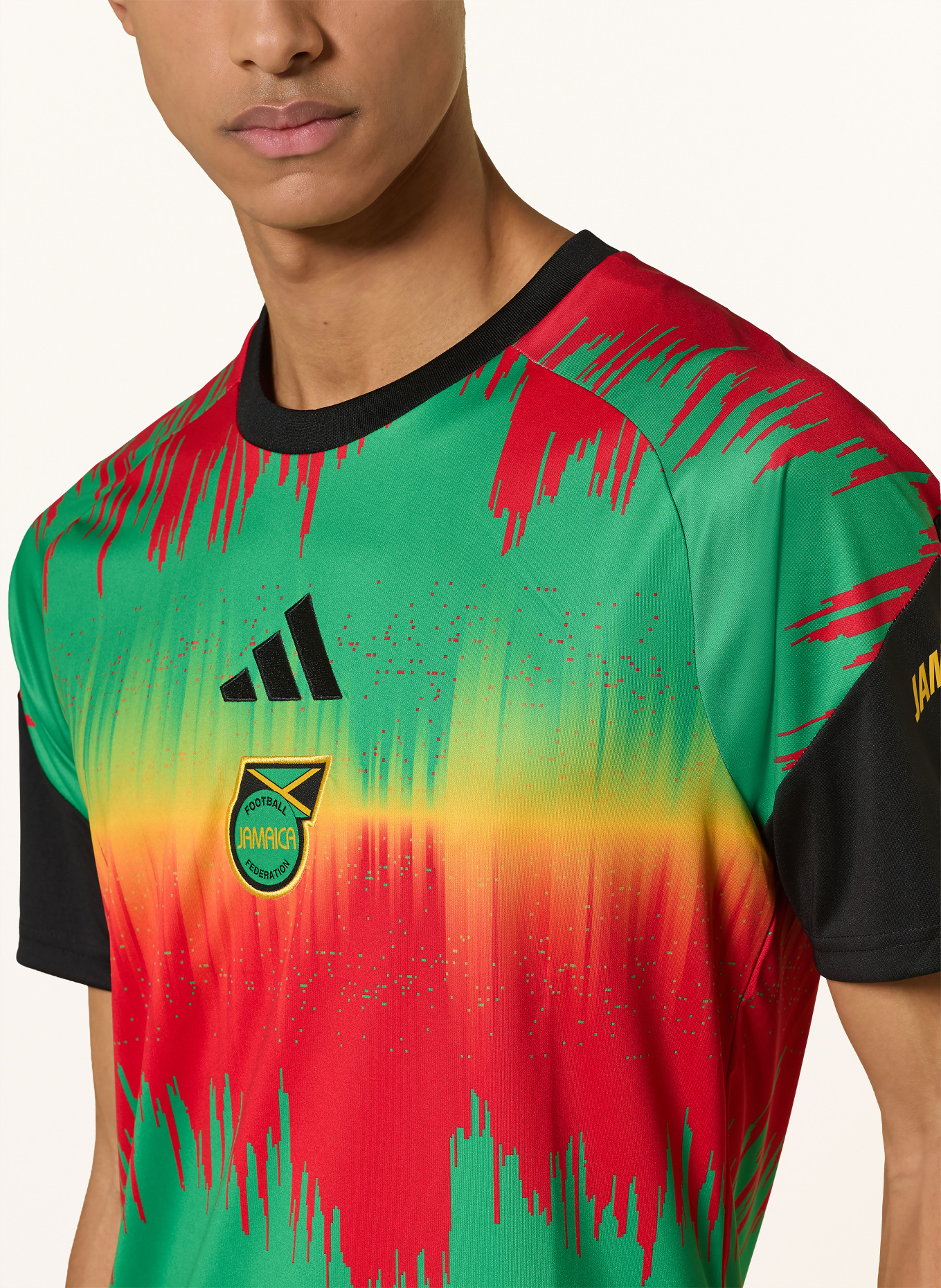 adidas Home jersey JAMAICA 26 X BOB MARLEY: RED / YELLOW / GREEN