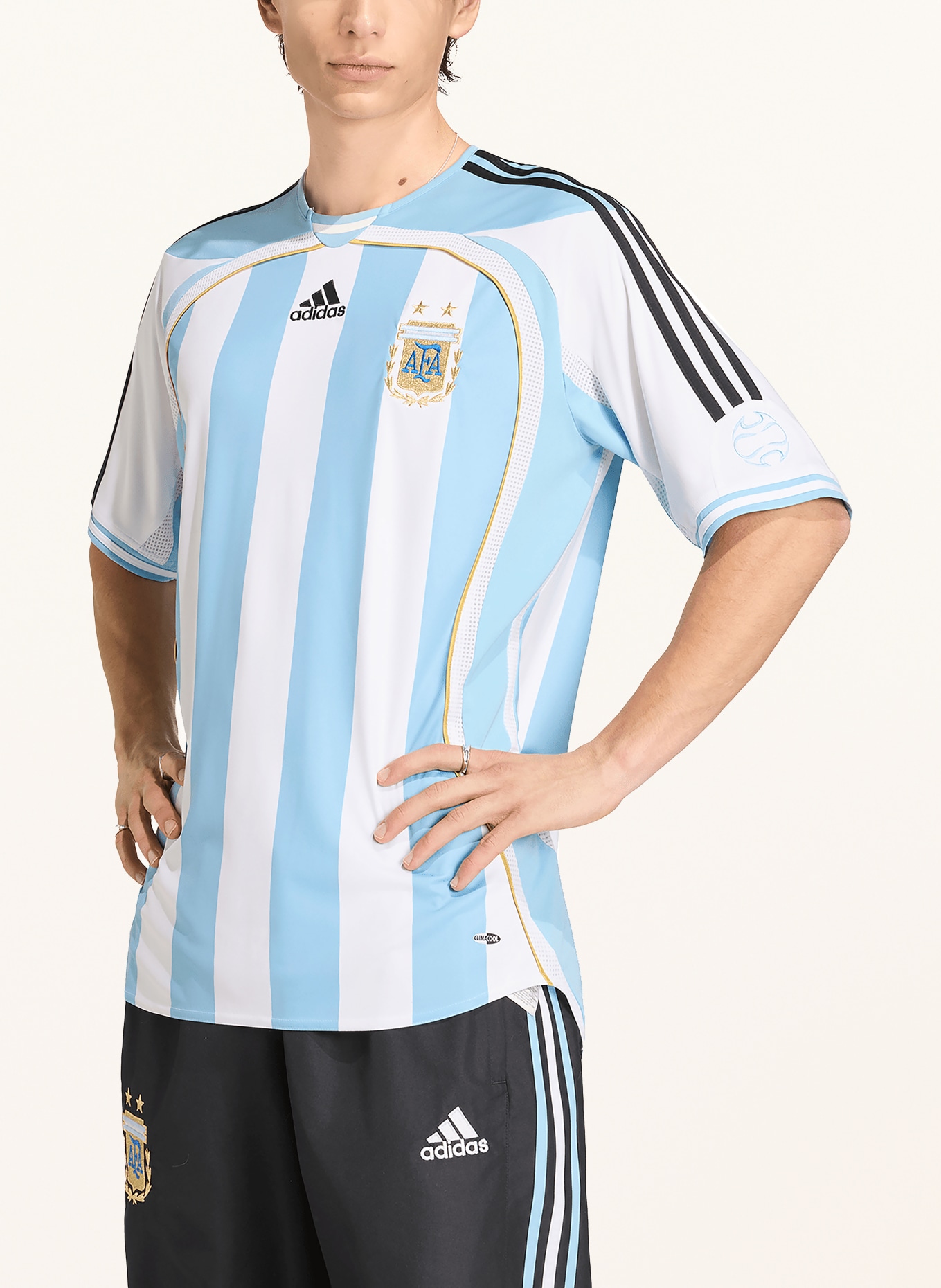 adidas Heimtrikot ARGENTINIEN 2006: HELLBLAU / WEISS