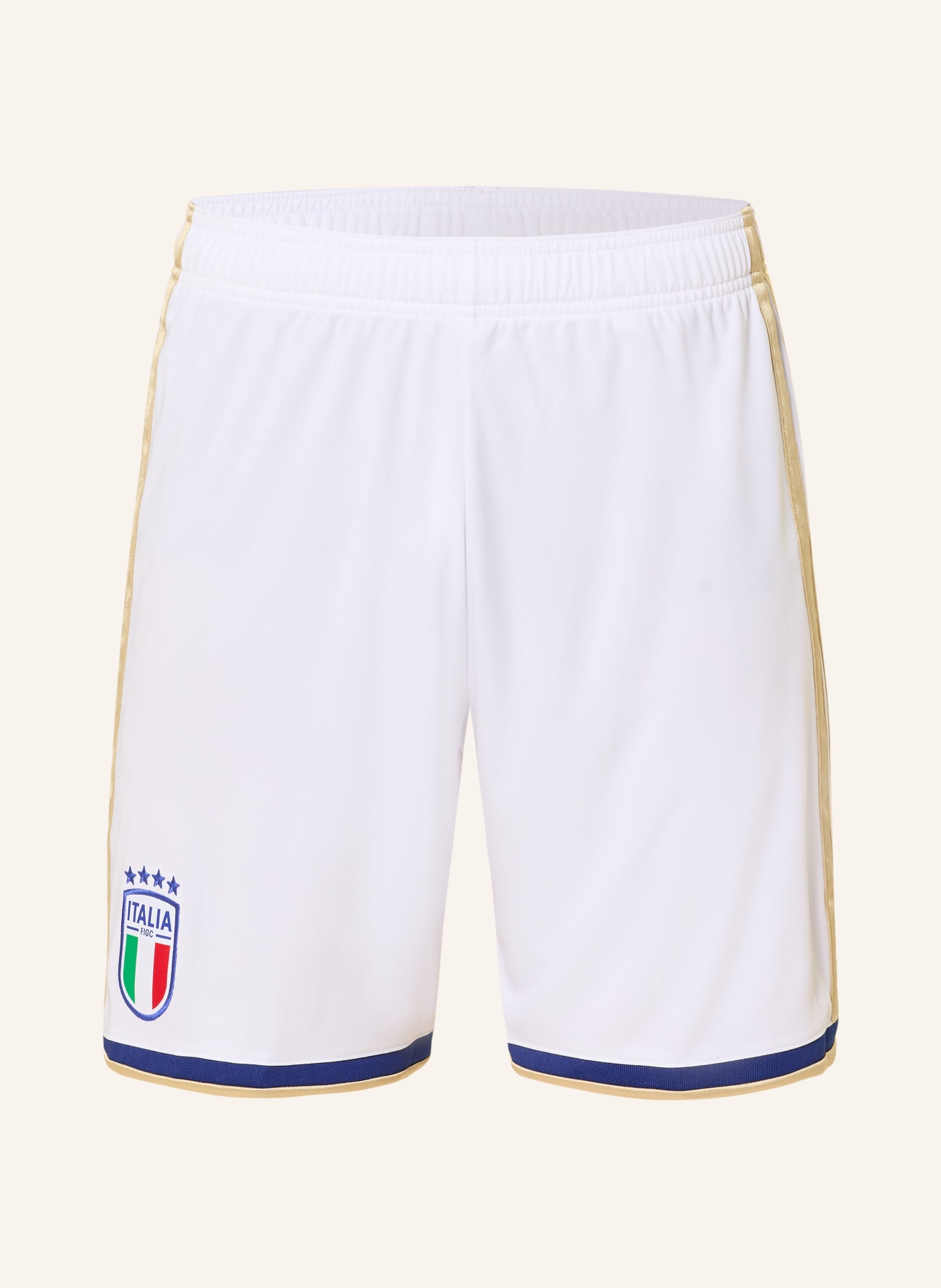 adidas Heimtrikothose ITALY: WEISS / GOLD / DUNKELBLAU