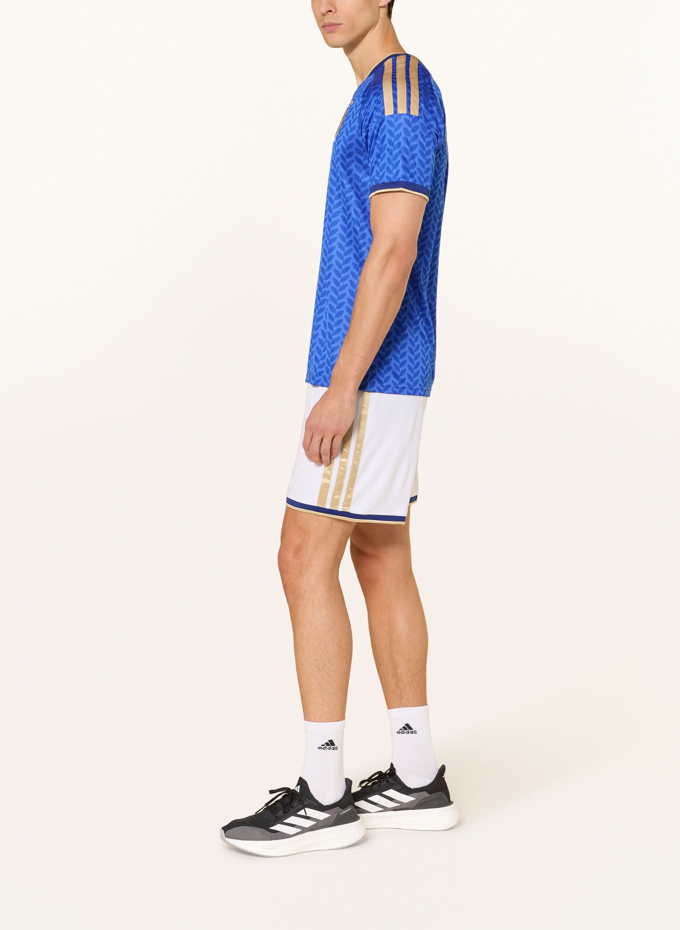 adidas Heimtrikothose ITALY: WEISS / GOLD / DUNKELBLAU