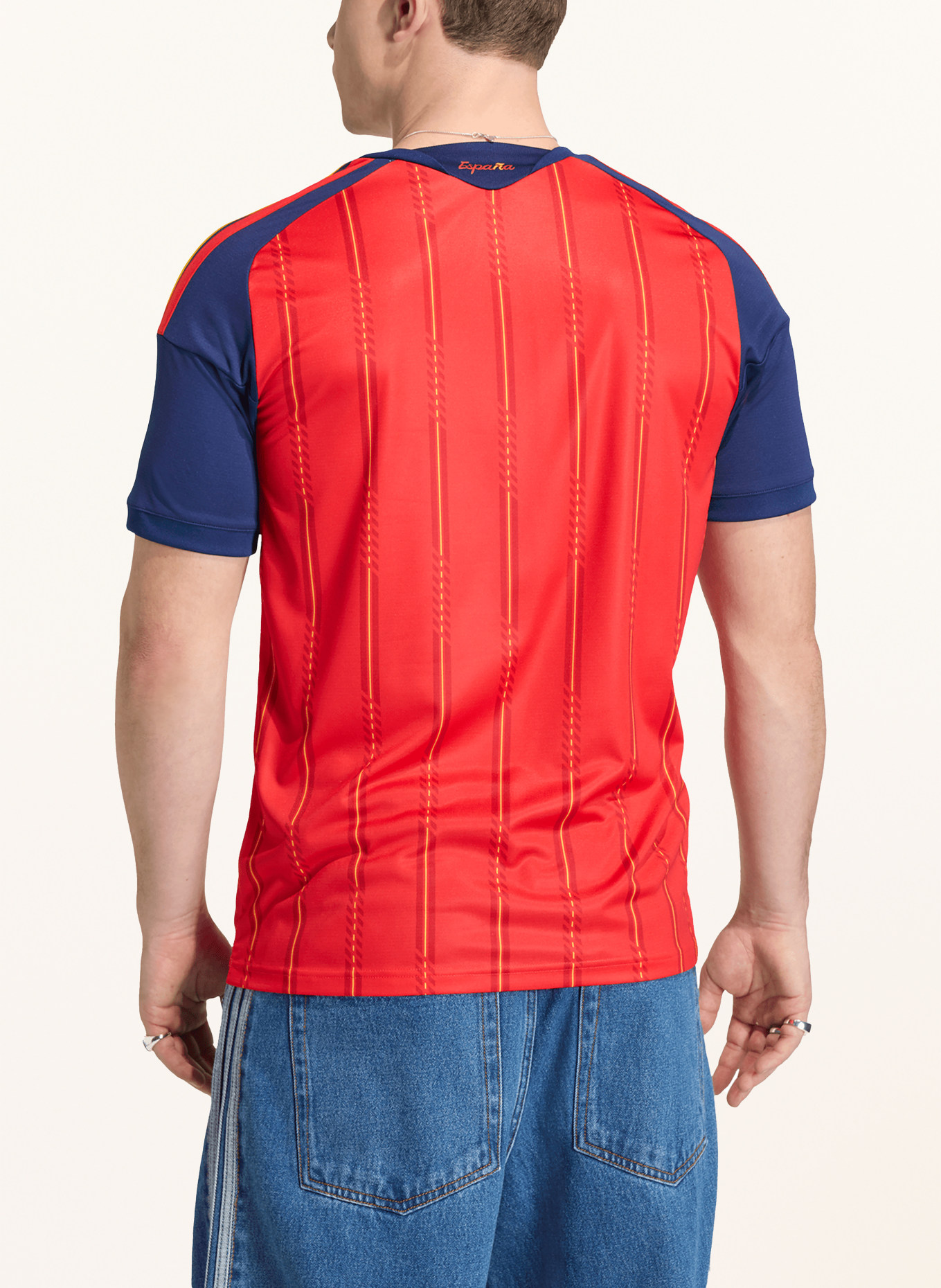 adidas Heimtrikot SPANIEN 26 für Herren: ROT / GELB / BLAU