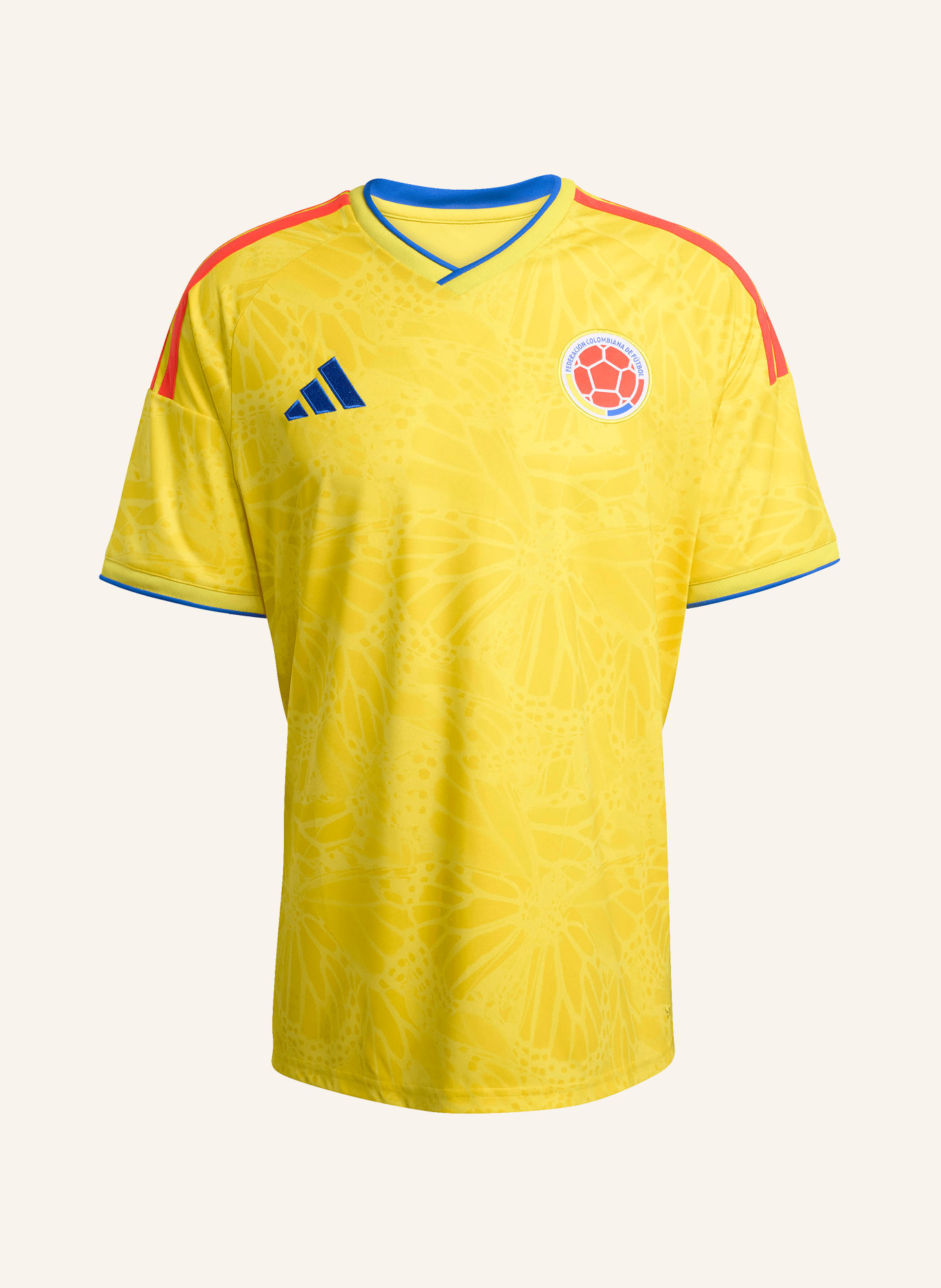 adidas Heimtrikot KOLUMBIEN 26 für Herren: GELB / ROT / BLAU