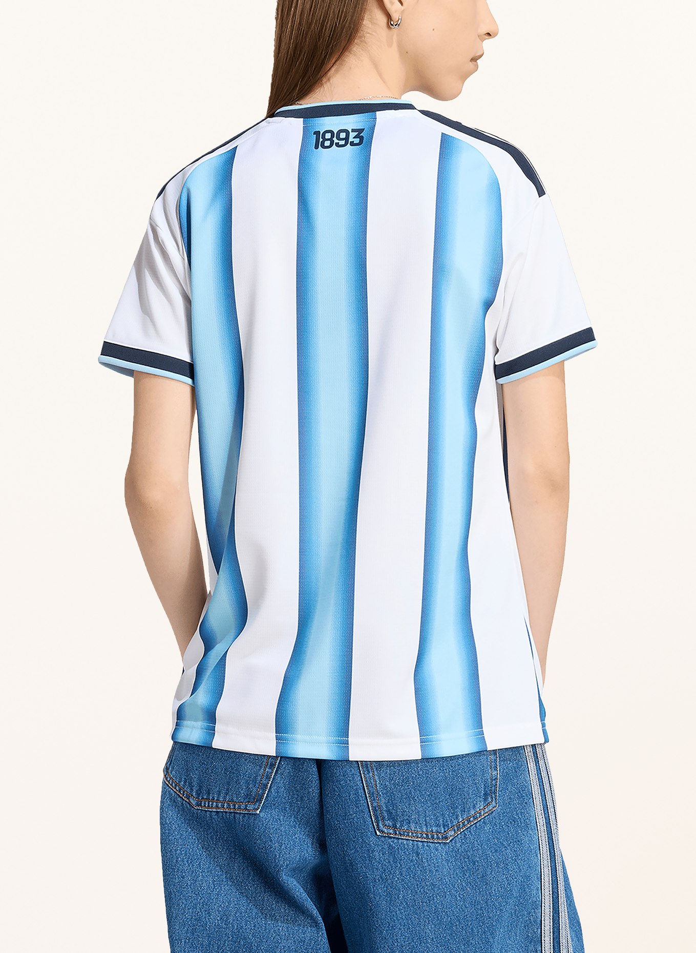 adidas Domácí dres ARGENTINA 26 pro ženy: BÍLÁ / TMAVĚ MODRÁ / ČERNÁ