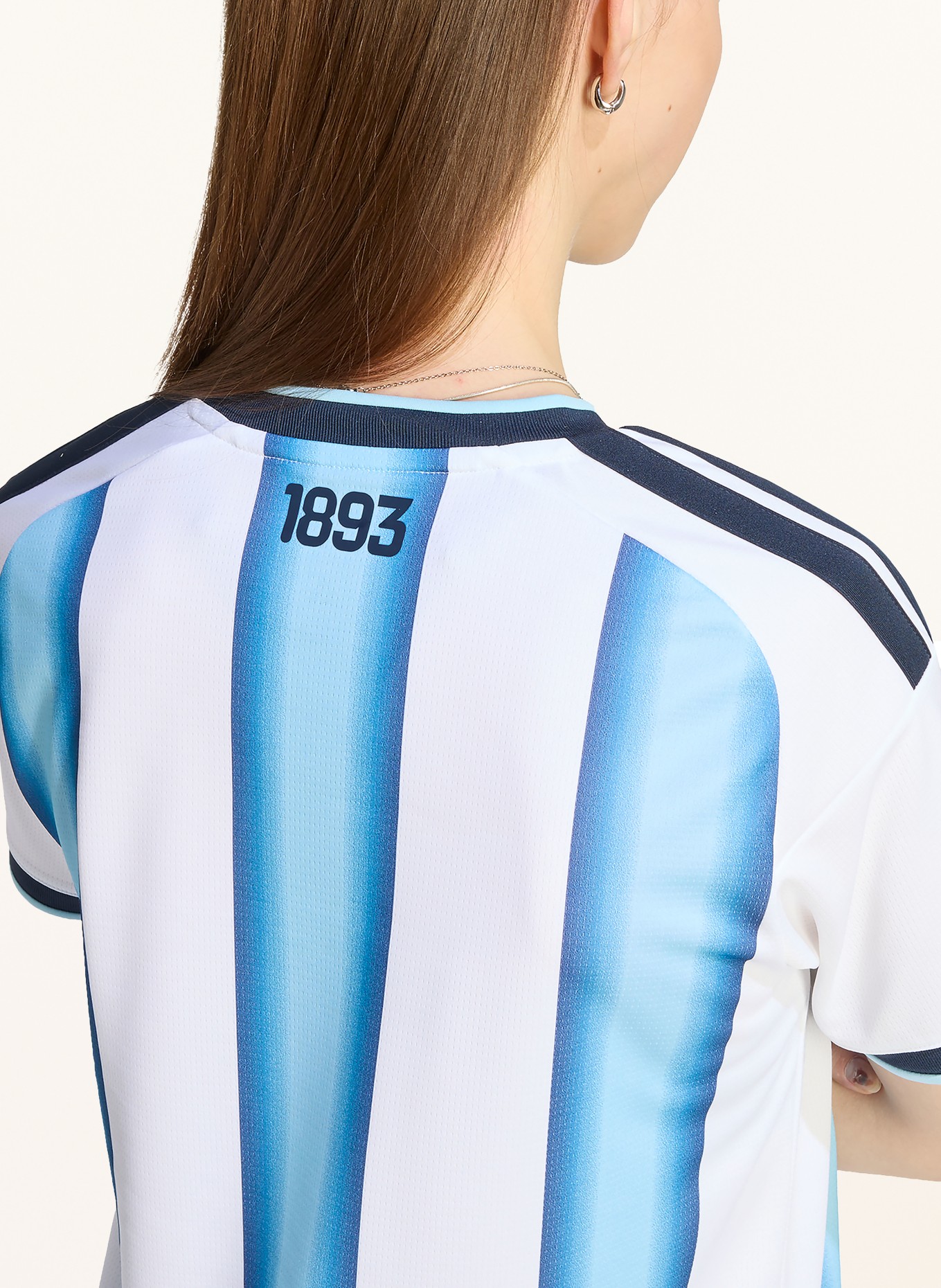 adidas Domácí dres ARGENTINA 26 pro ženy: BÍLÁ / TMAVĚ MODRÁ / ČERNÁ