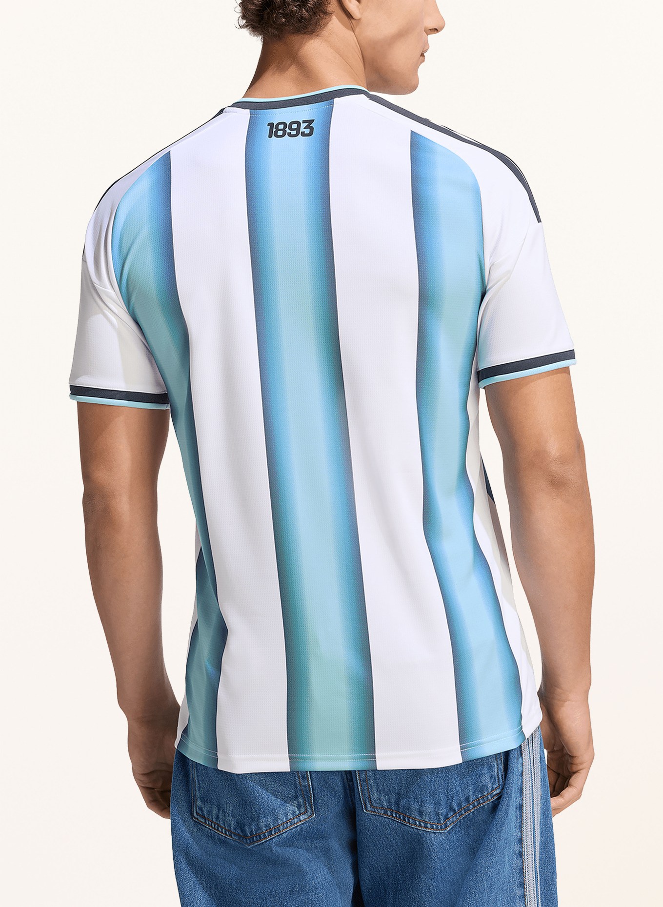 adidas Heimtrikot ARGENTINA 26 für Herren: WEISS / HELLBLAU / SCHWARZ