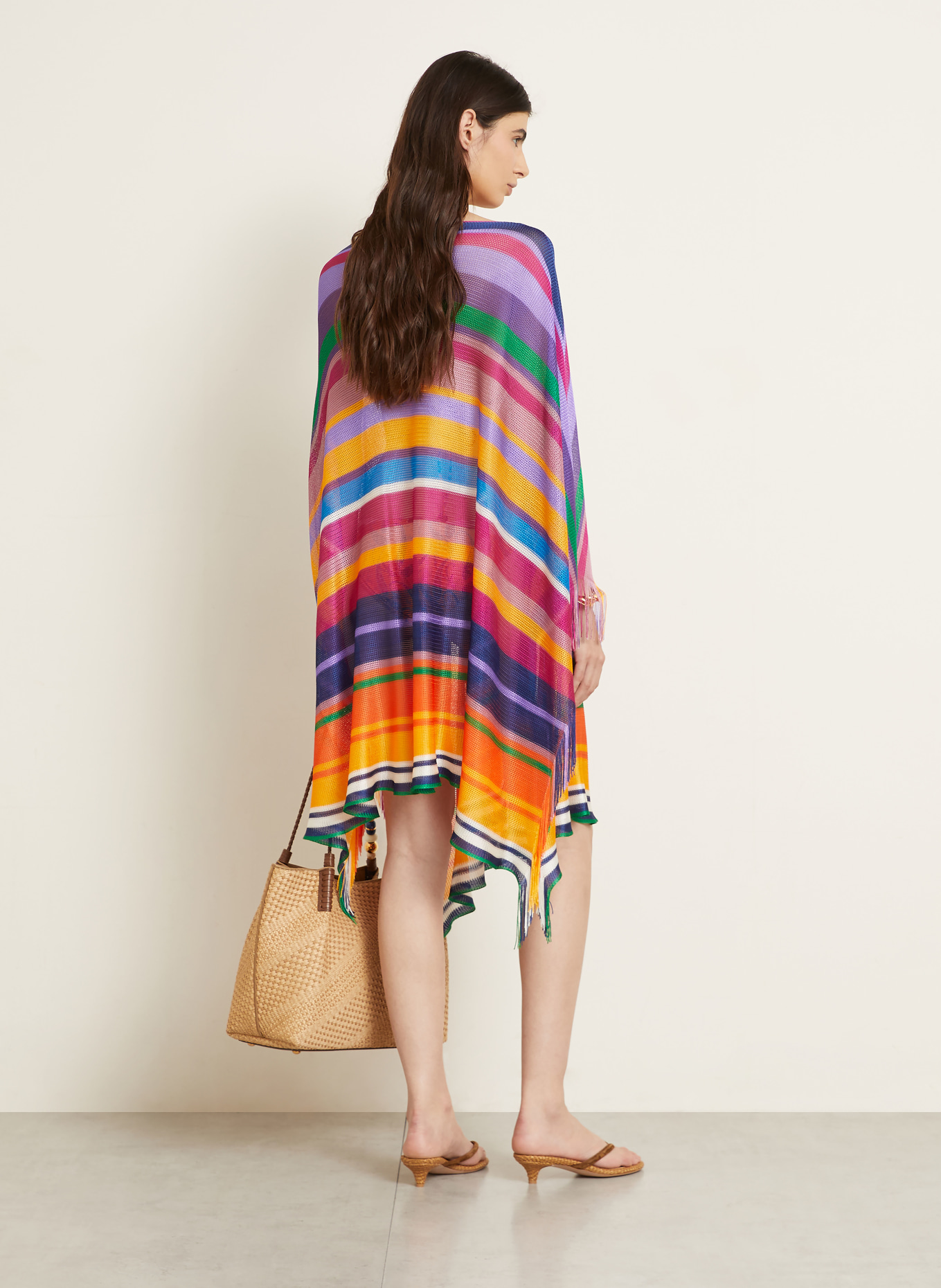 ETRO Strandkleid: HELLLILA / PINK / GRÜN