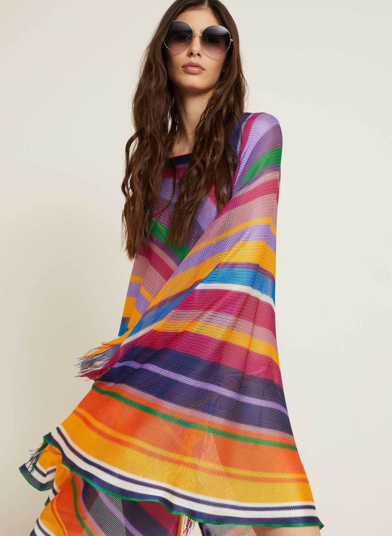 ETRO Strandkleid: HELLLILA / PINK / GRÜN