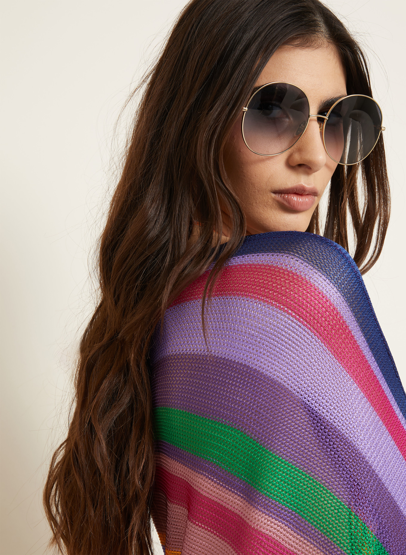 ETRO Strandkleid: HELLLILA / PINK / GRÜN