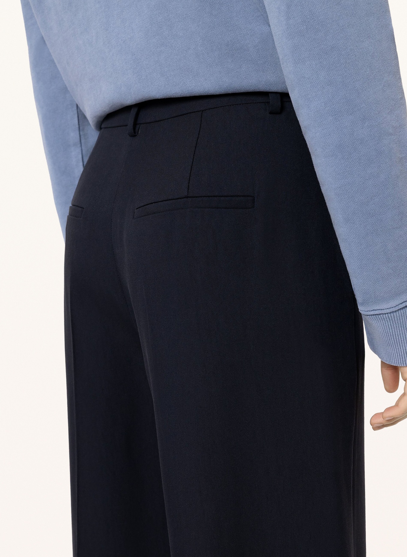 LUISA CERANO Marlenehose: DUNKELBLAU