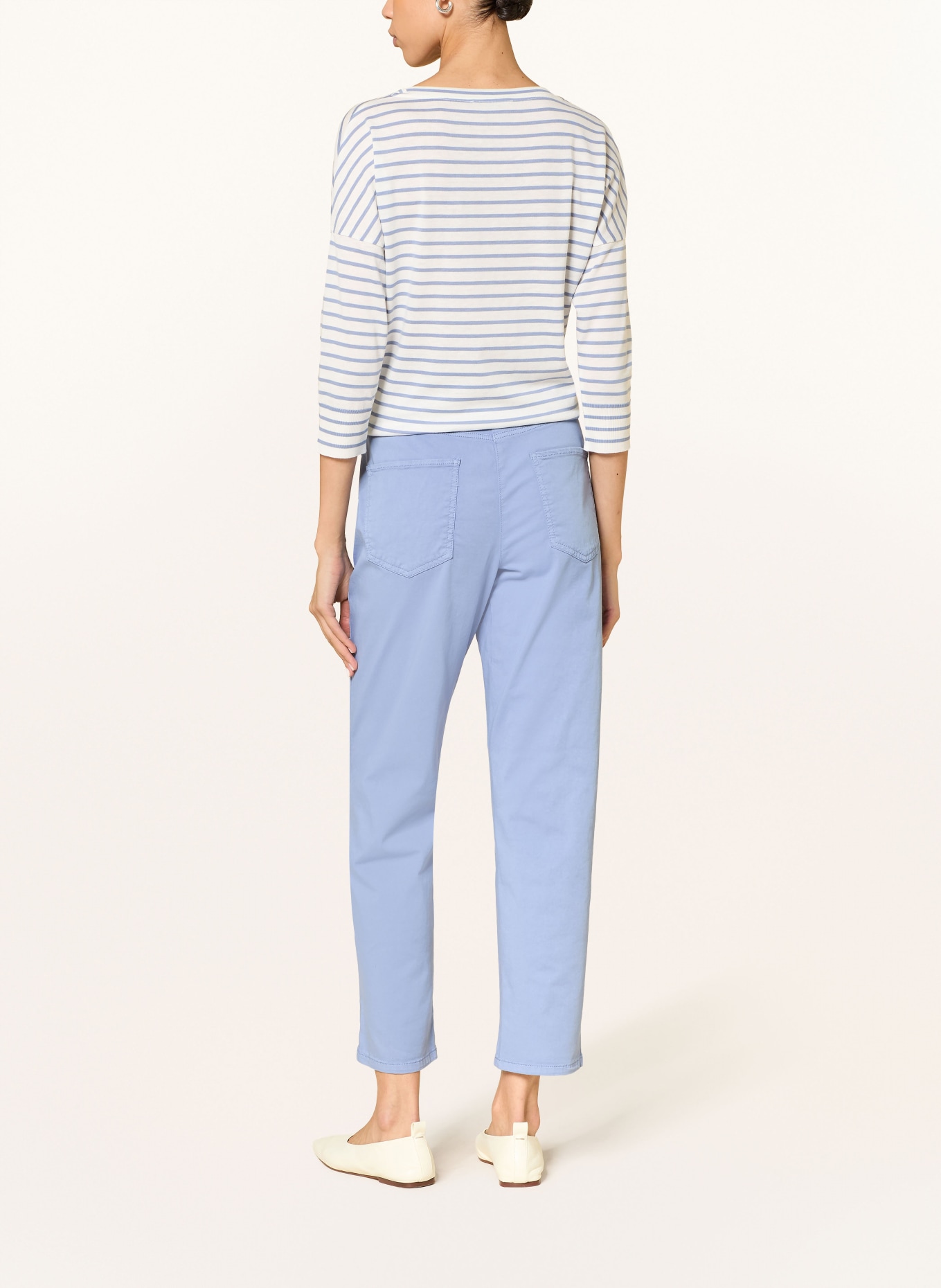 LUISA CERANO Trousers: BLUE GRAY