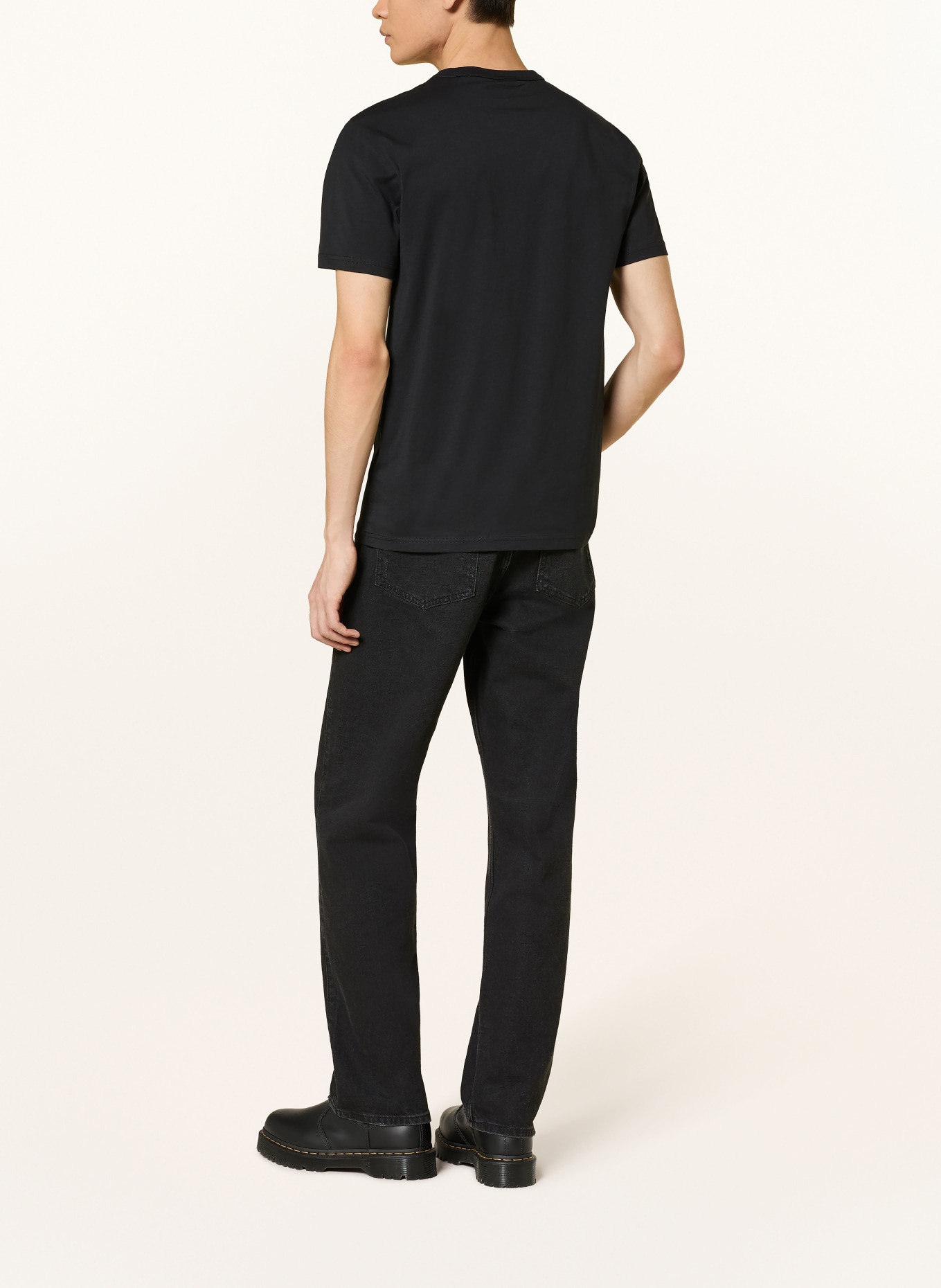 BELSTAFF T-shirt SURFACE: CZARNY / SZARY