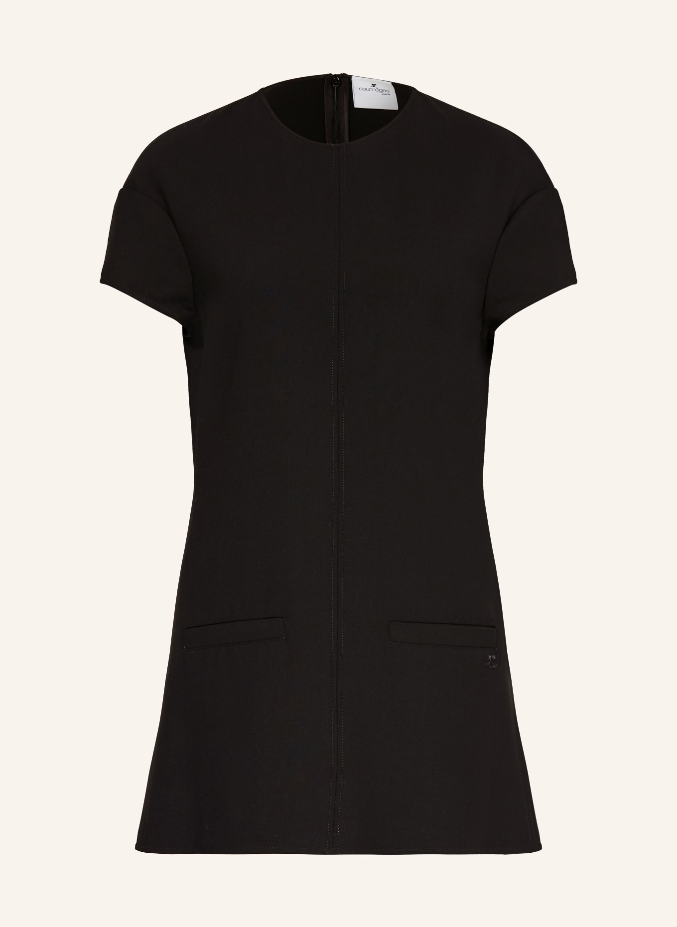 Courrèges Kleid: SCHWARZ