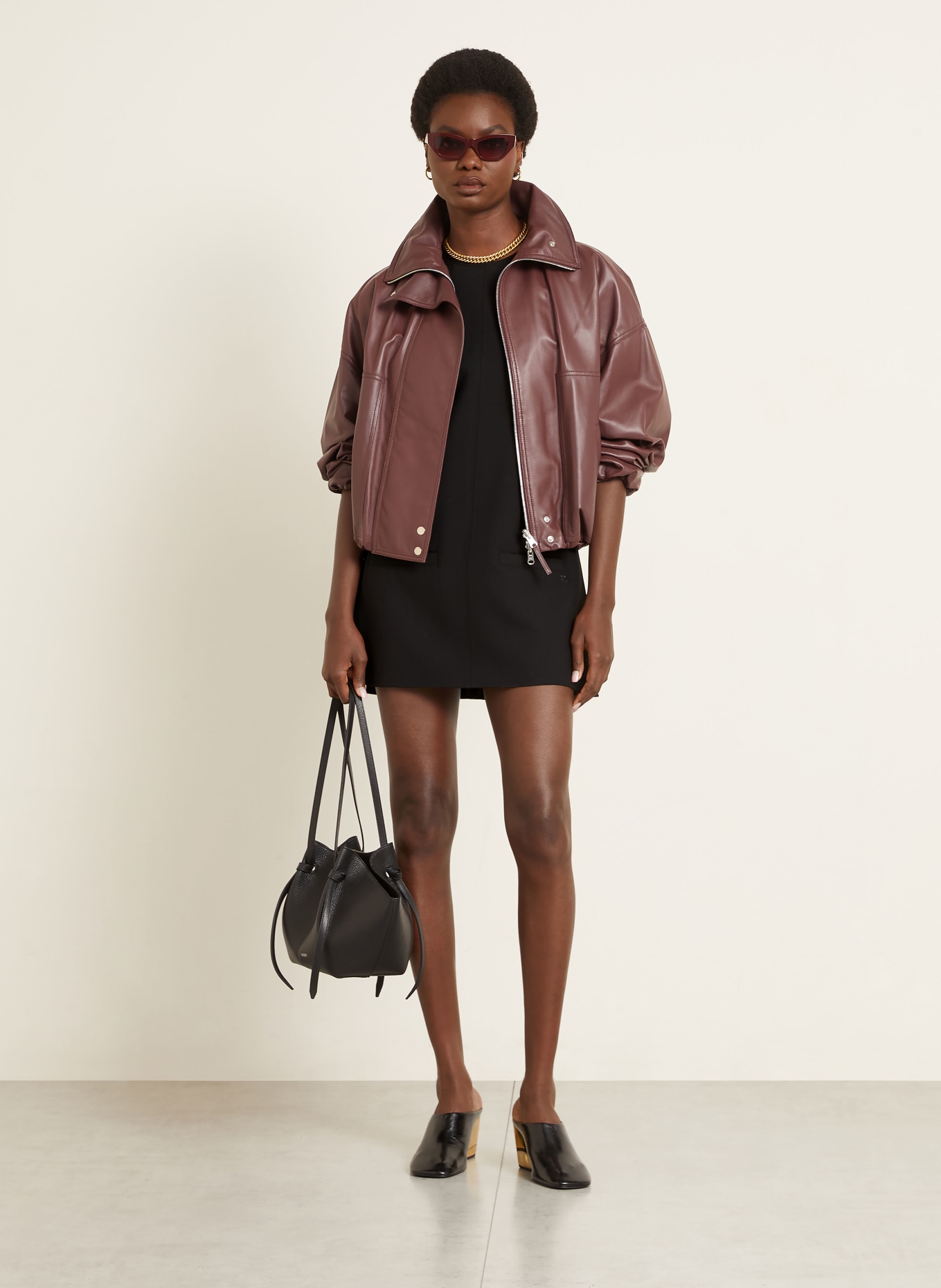 Courrèges Kleid: SCHWARZ