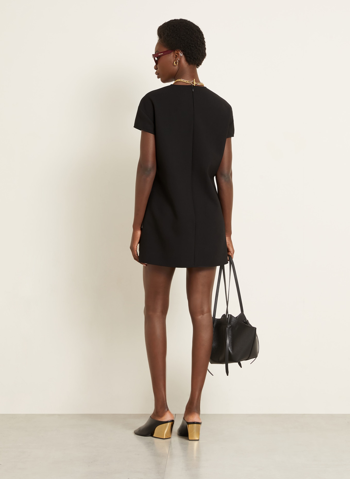 Courrèges Kleid: SCHWARZ