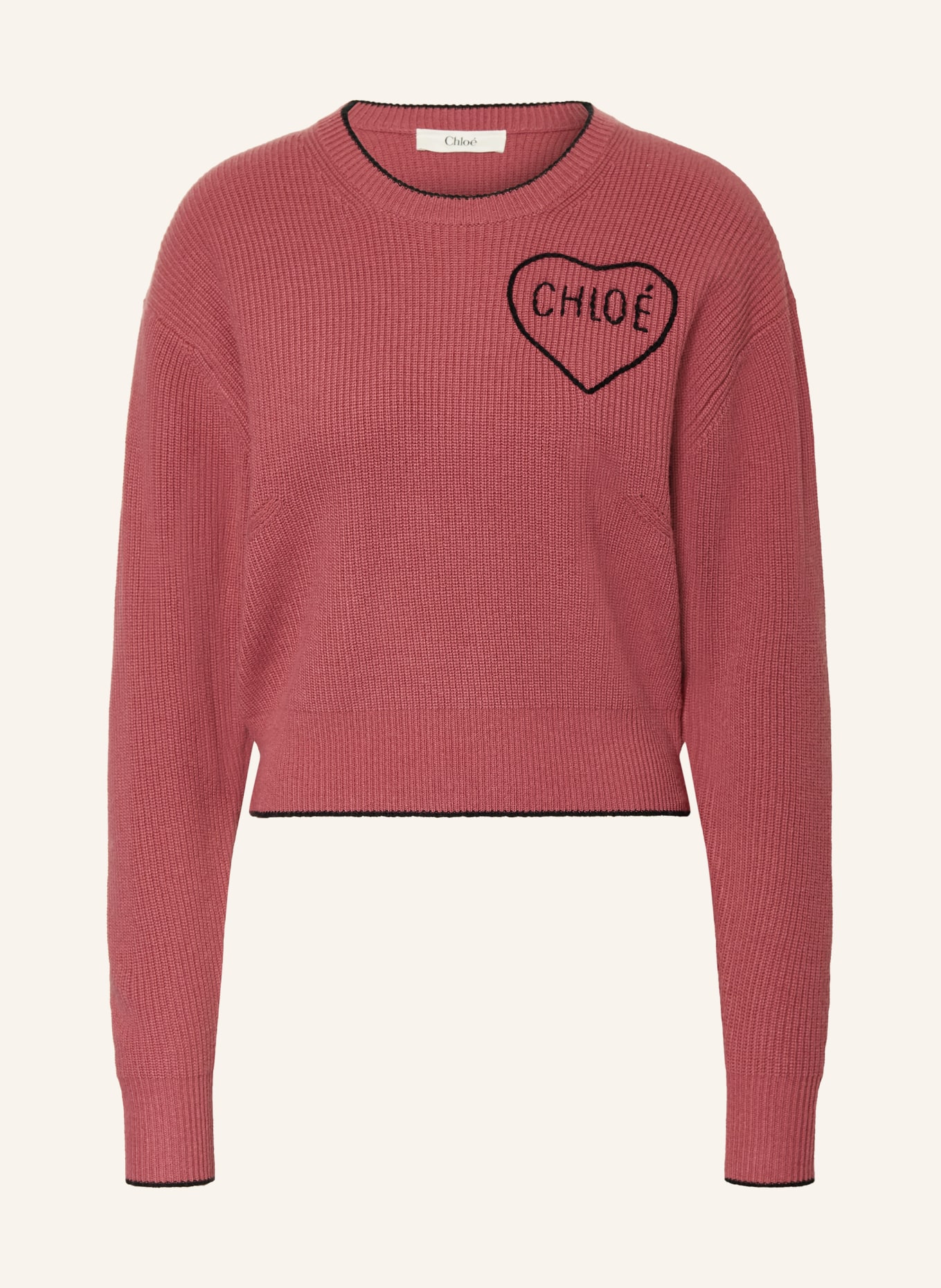 Chloé Pullover: HELLROT