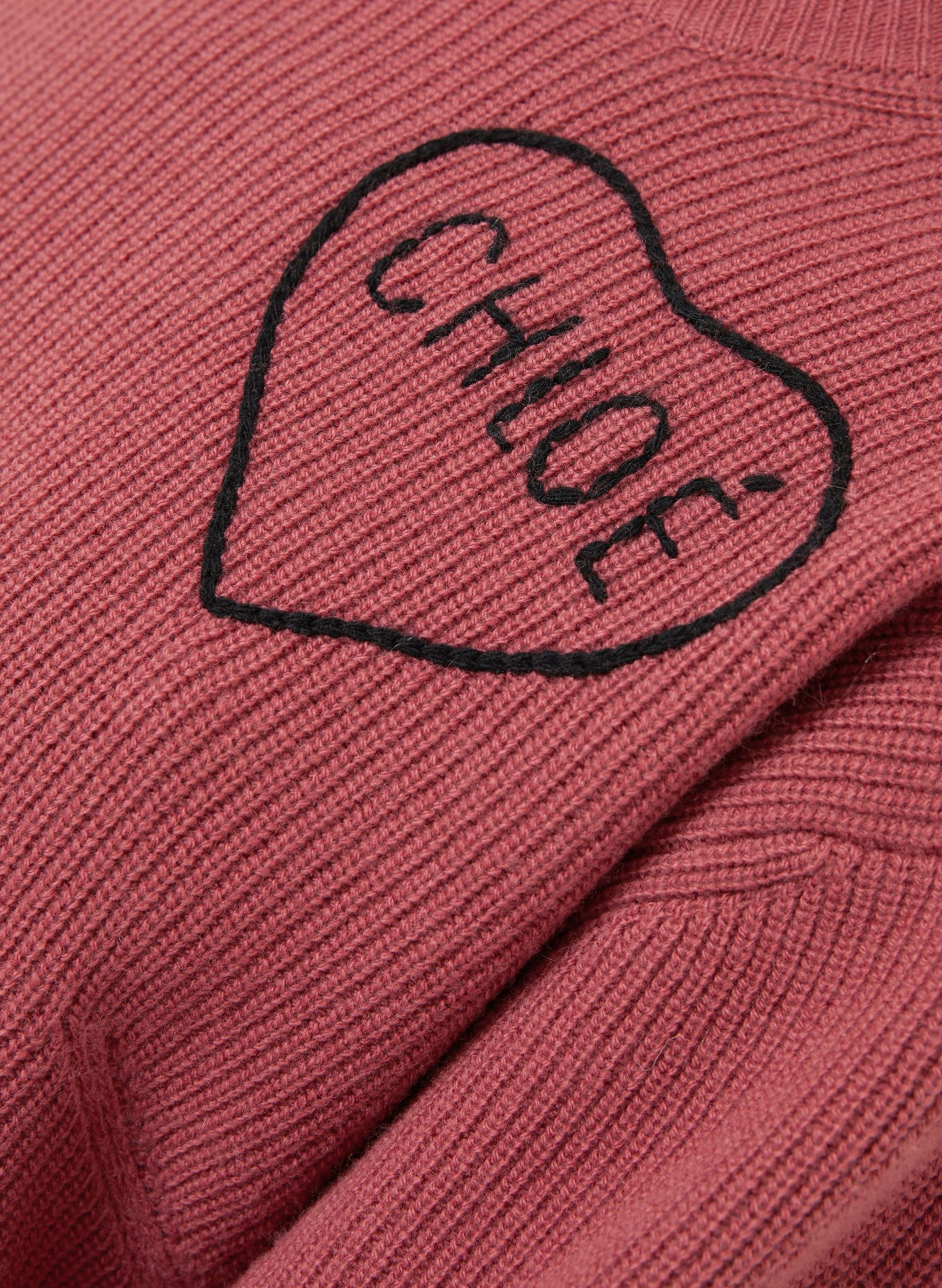Chloé Pullover: HELLROT