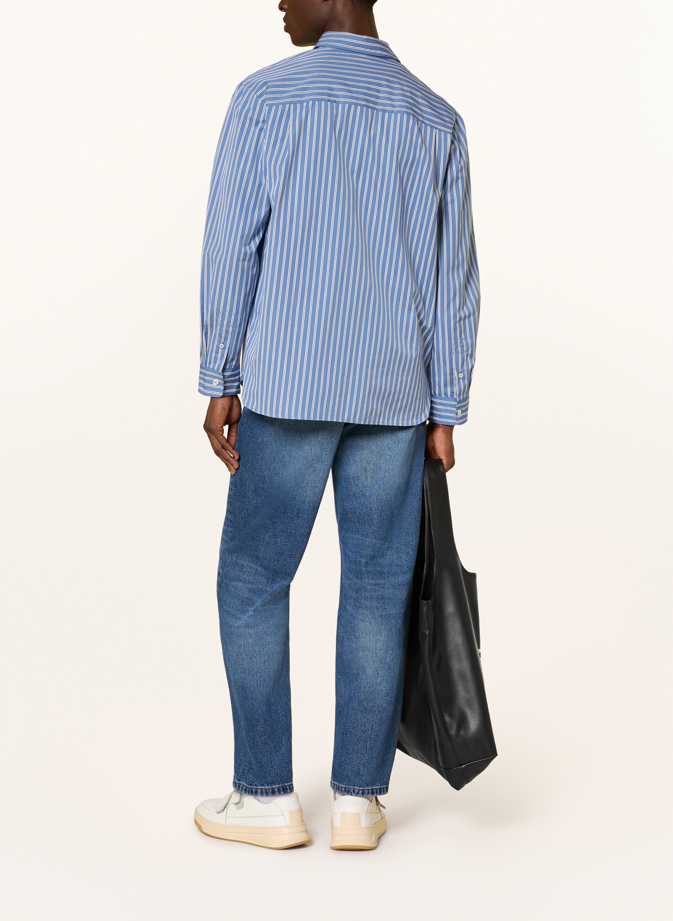 A.P.C. Regular fit shirt: BLUE / WHITE