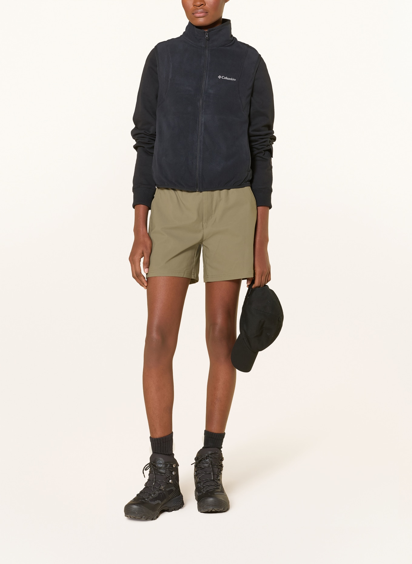 Columbia VITAL VALLEY™ fleece vest: BLACK