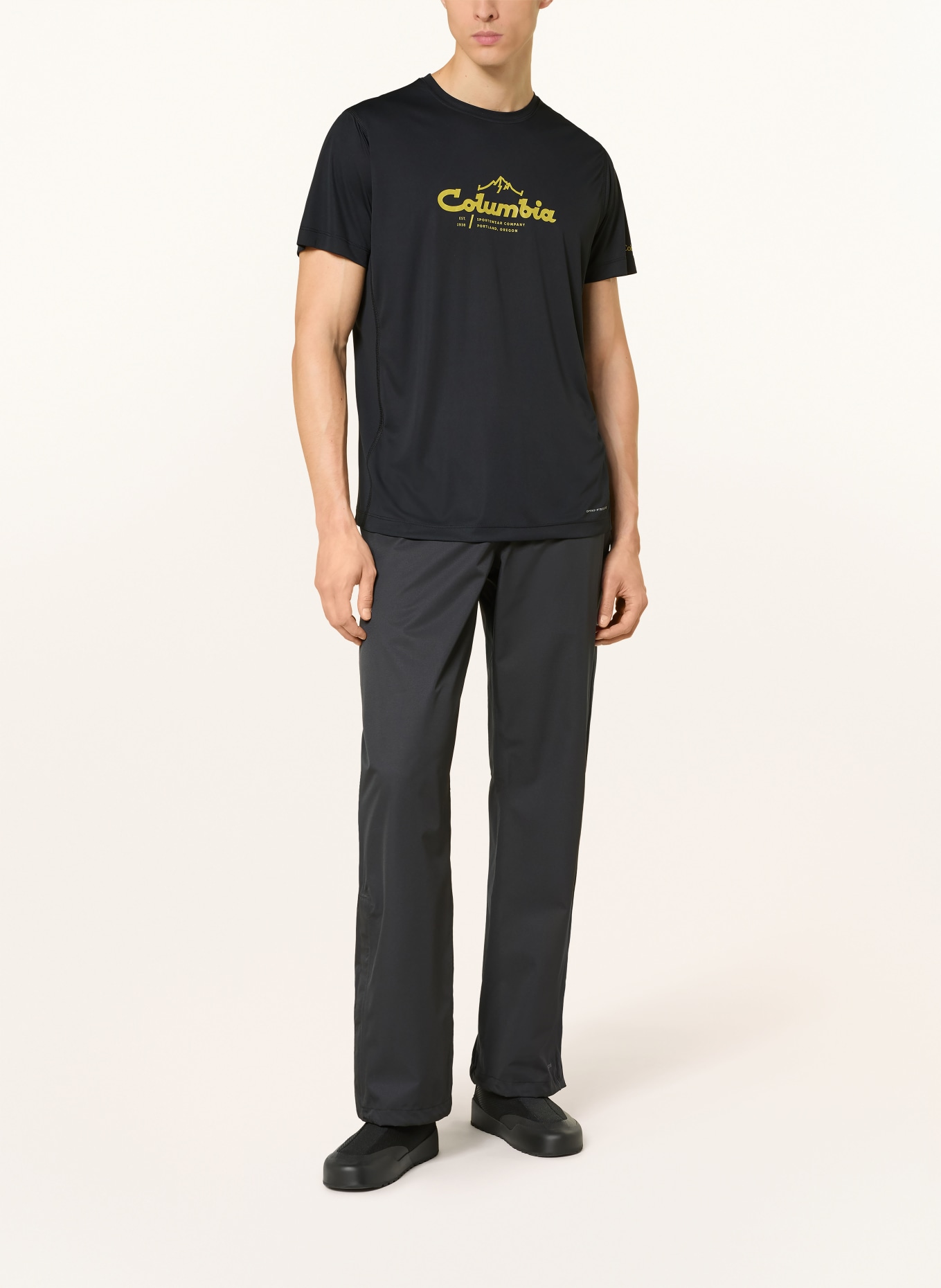 Columbia Koszulka ZERO RULES™ LIGHT: CZARNY / OLIWKOWY