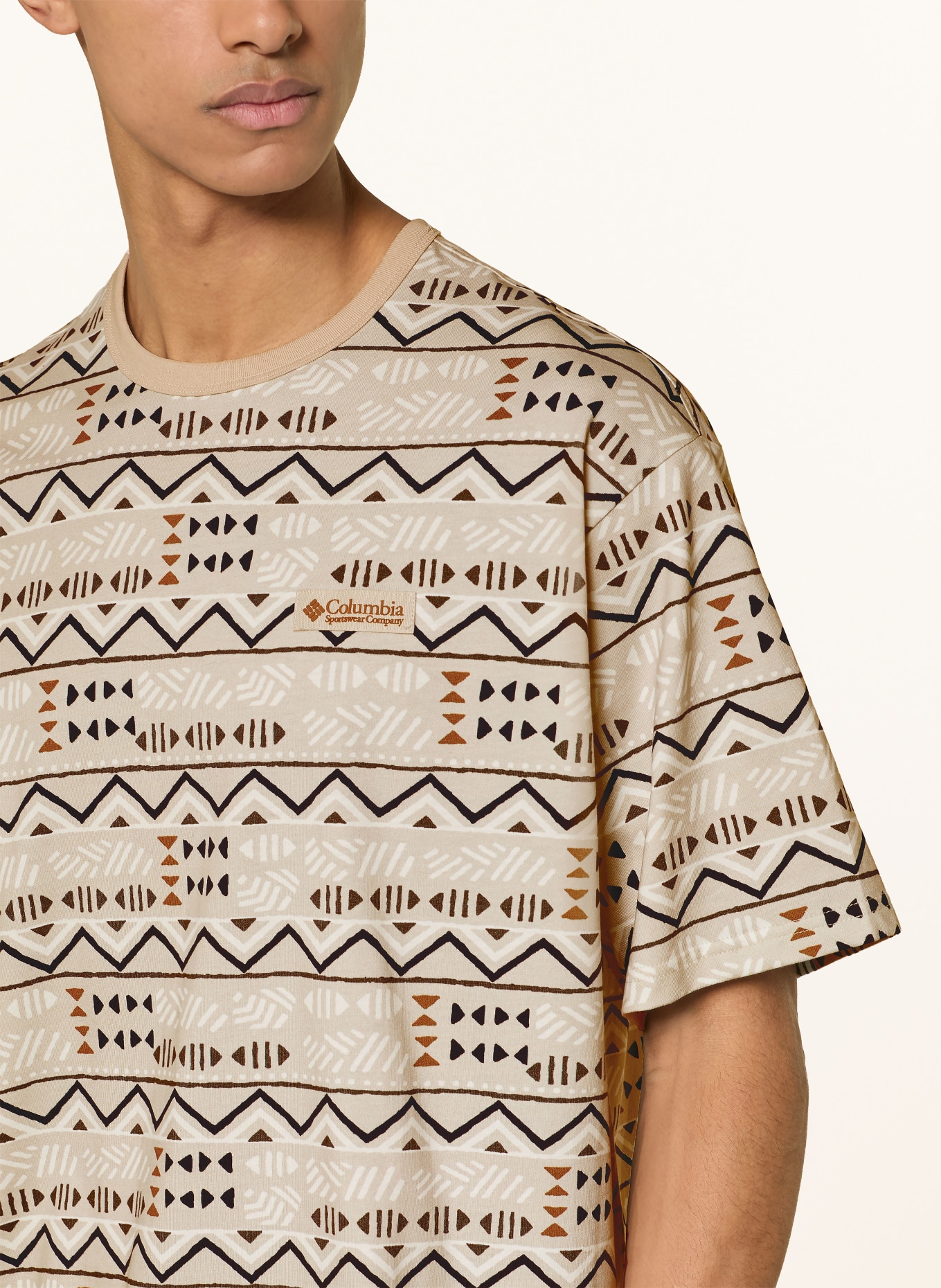 Columbia T-Shirt CSC™ HEAVYWEIGHT: BEIGE / GRAU / SCHWARZ