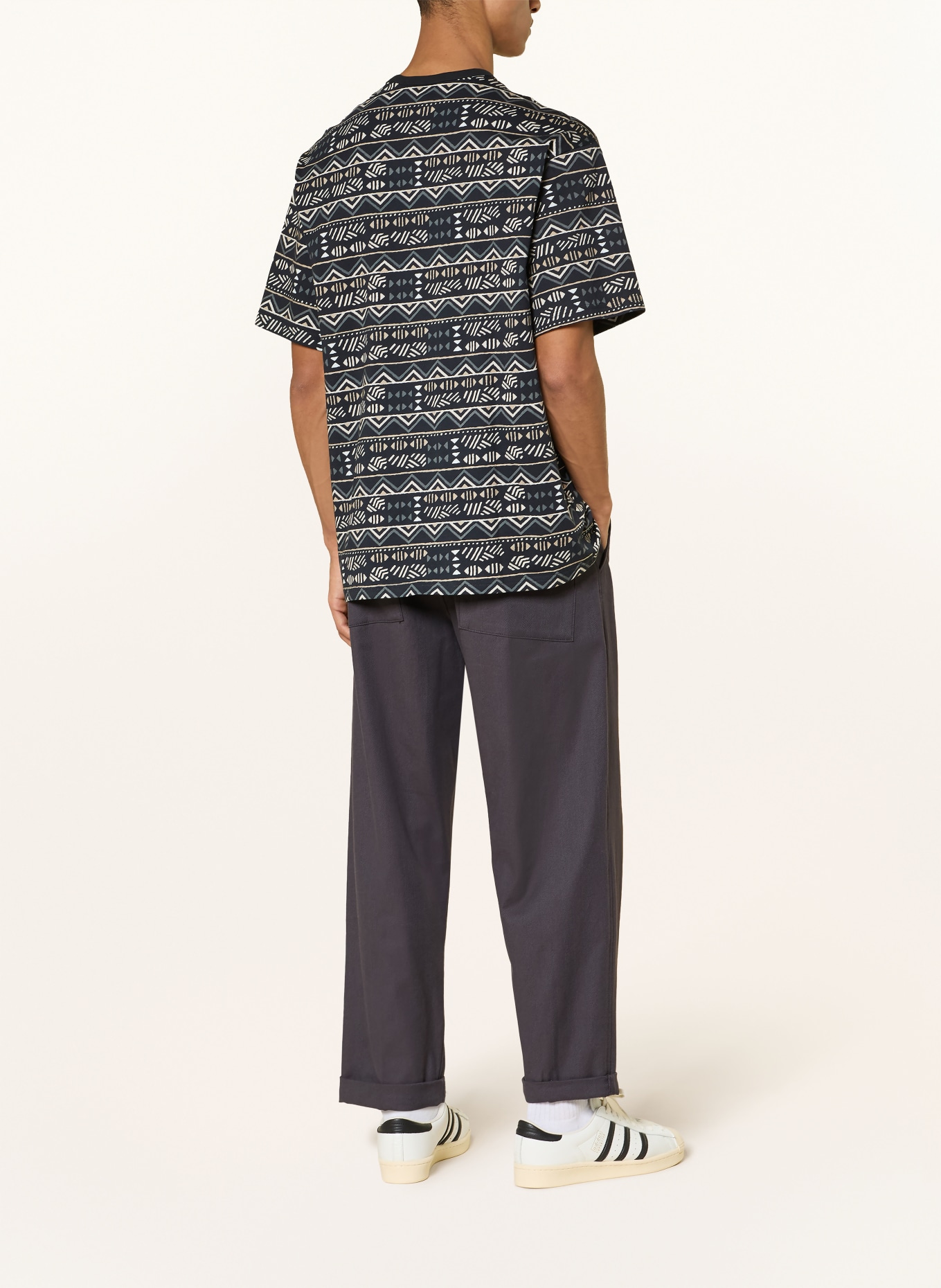 Columbia T-Shirt CSC™ HEAVYWEIGHT: SCHWARZ / BEIGE / CREME