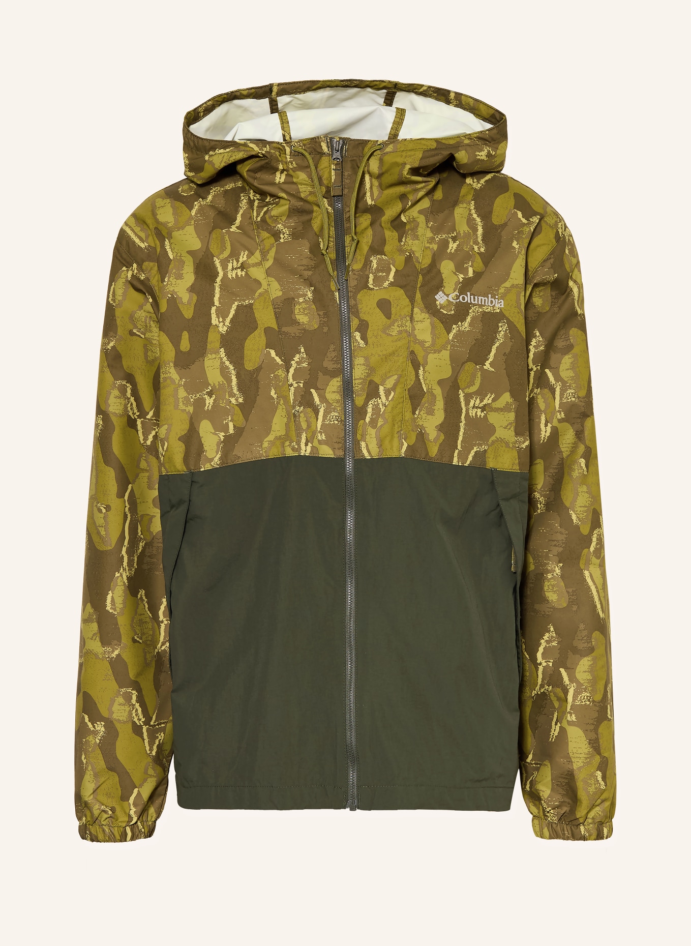 Columbia Windbreaker SPIRE VALLEY™ NOVELTY: SCHWARZ / OLIV / HELLGRÜN