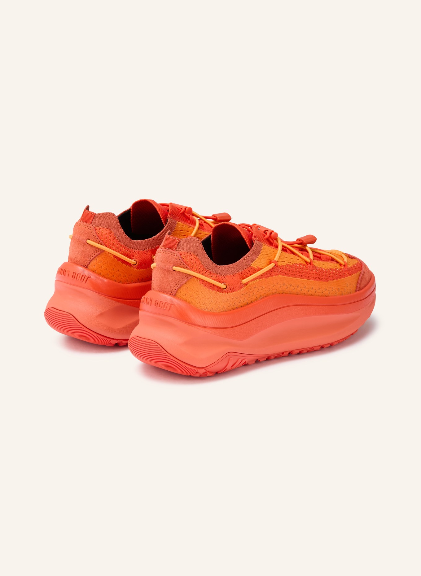 MOON BOOT Sneaker MOON247 XLACE: CIEMNOPOMARAŃCZOWY / POMARAŃCZOWY