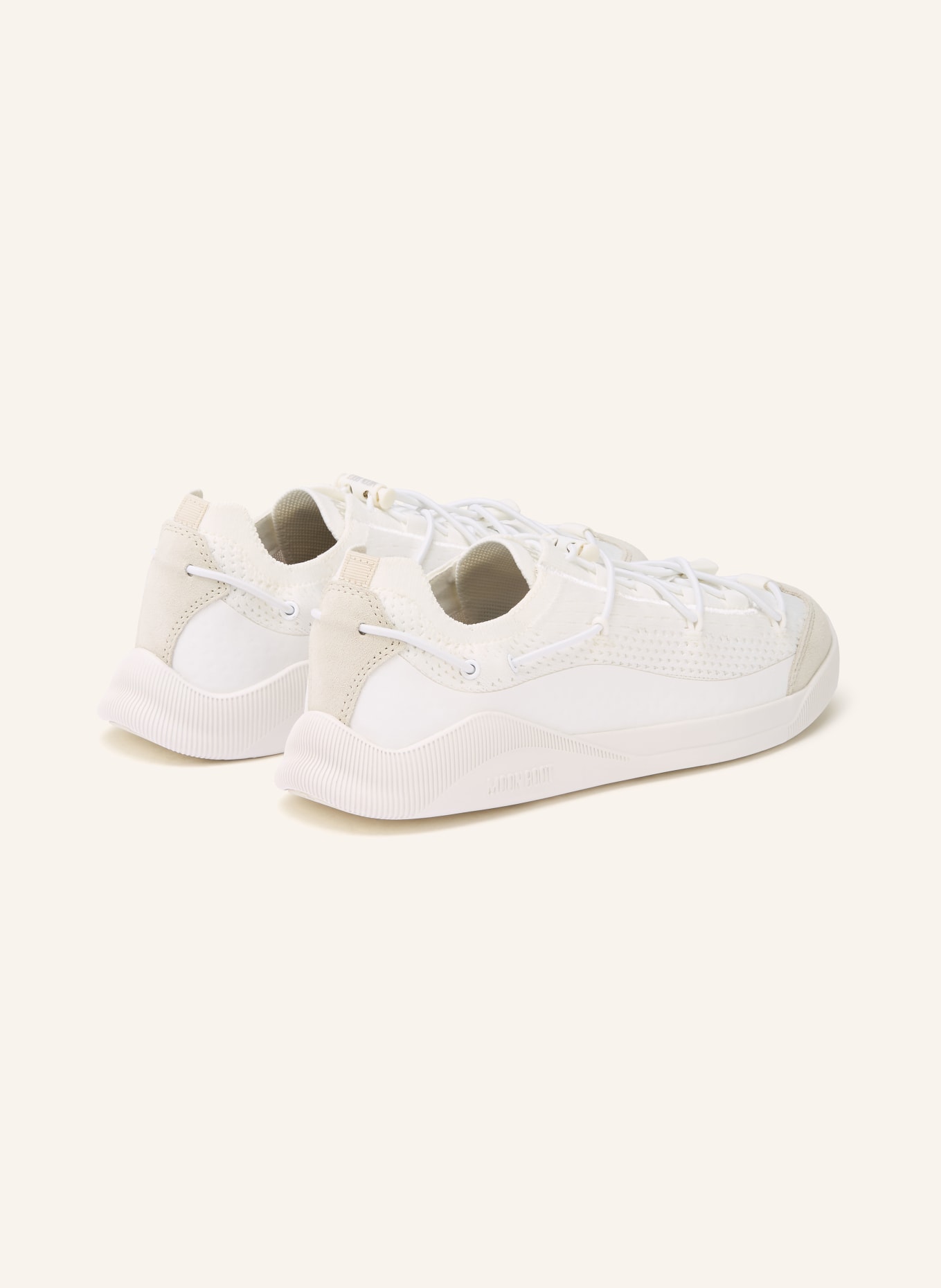 MOON BOOT Sneaker MOONLIGHT: WEISS / HELLGRAU