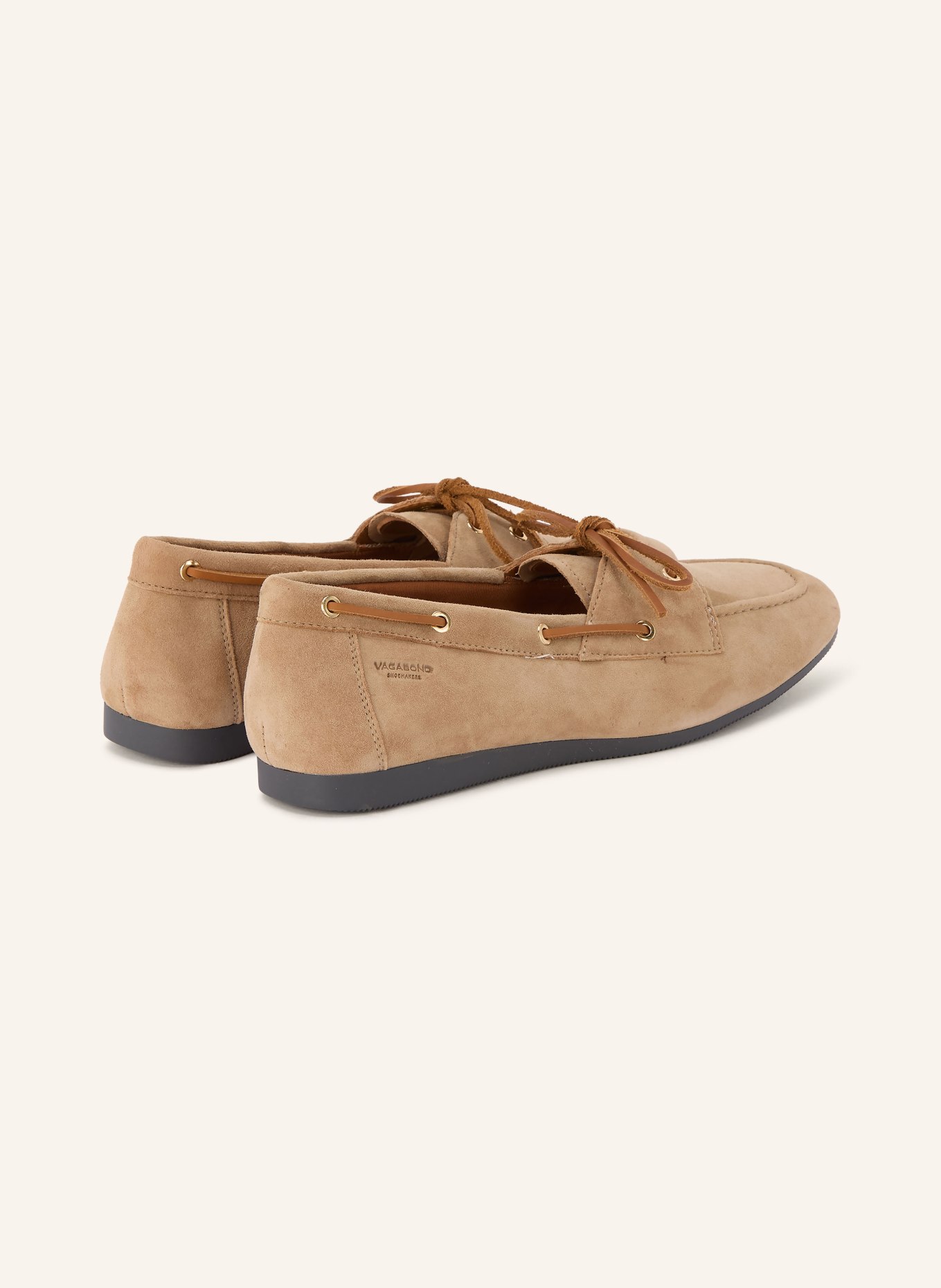 VAGABOND SHOEMAKERS HILLARY boat shoes: BEIGE