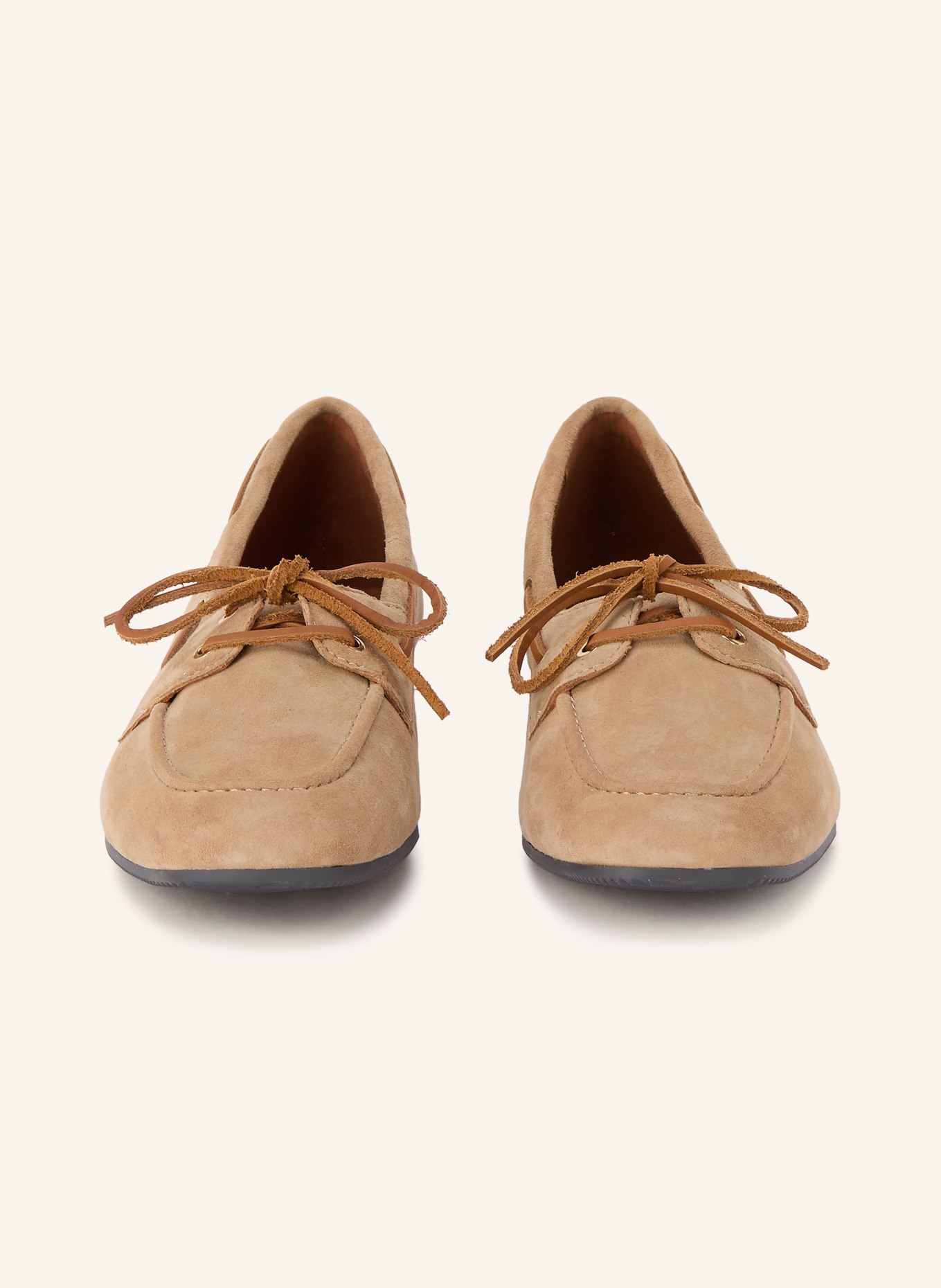 VAGABOND SHOEMAKERS HILLARY boat shoes: BEIGE