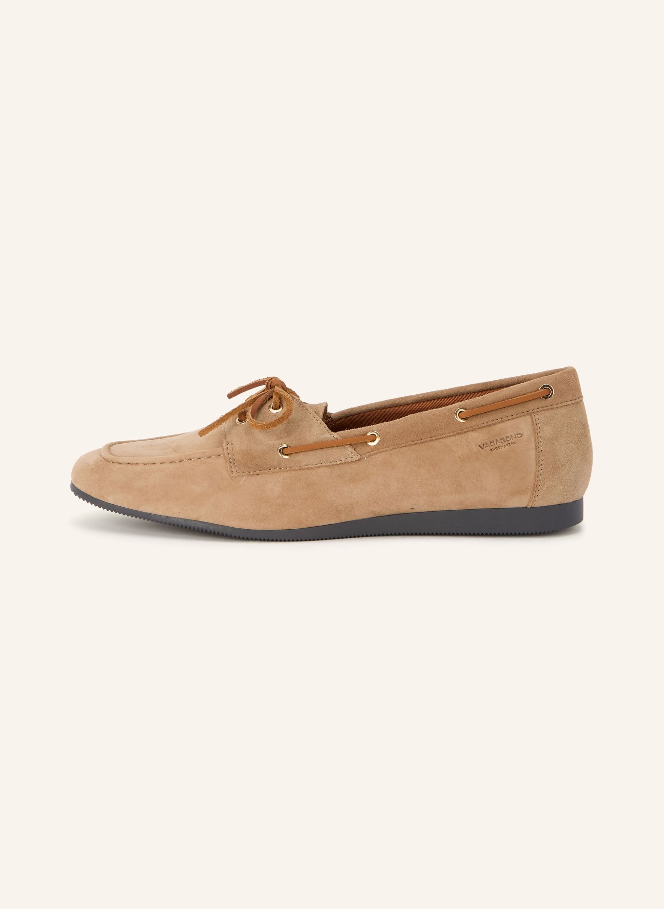 VAGABOND SHOEMAKERS HILLARY boat shoes: BEIGE