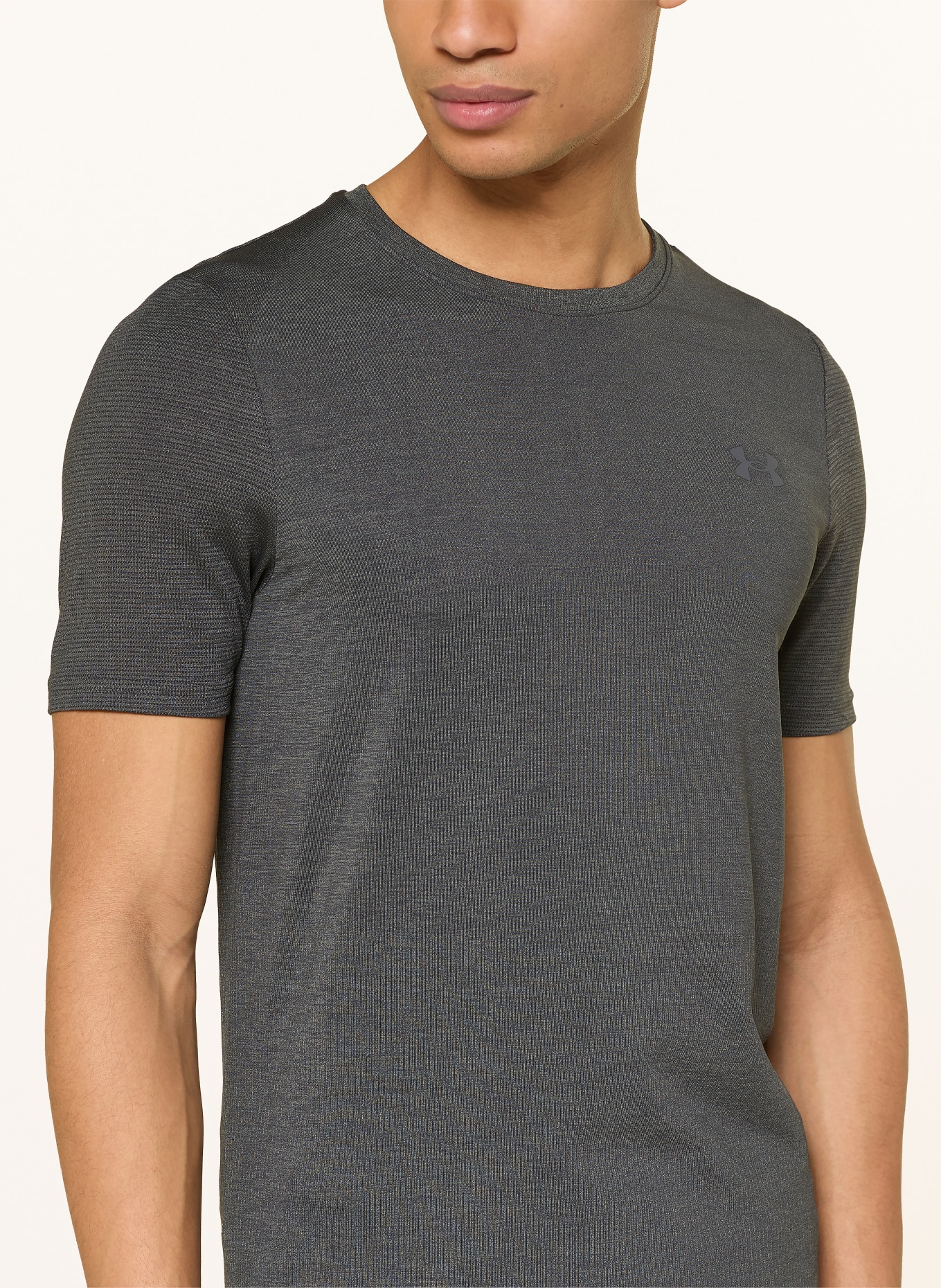 UNDER ARMOUR T-shirt UA VANISH ELITE SEAMLESS: DONKERGRIJS